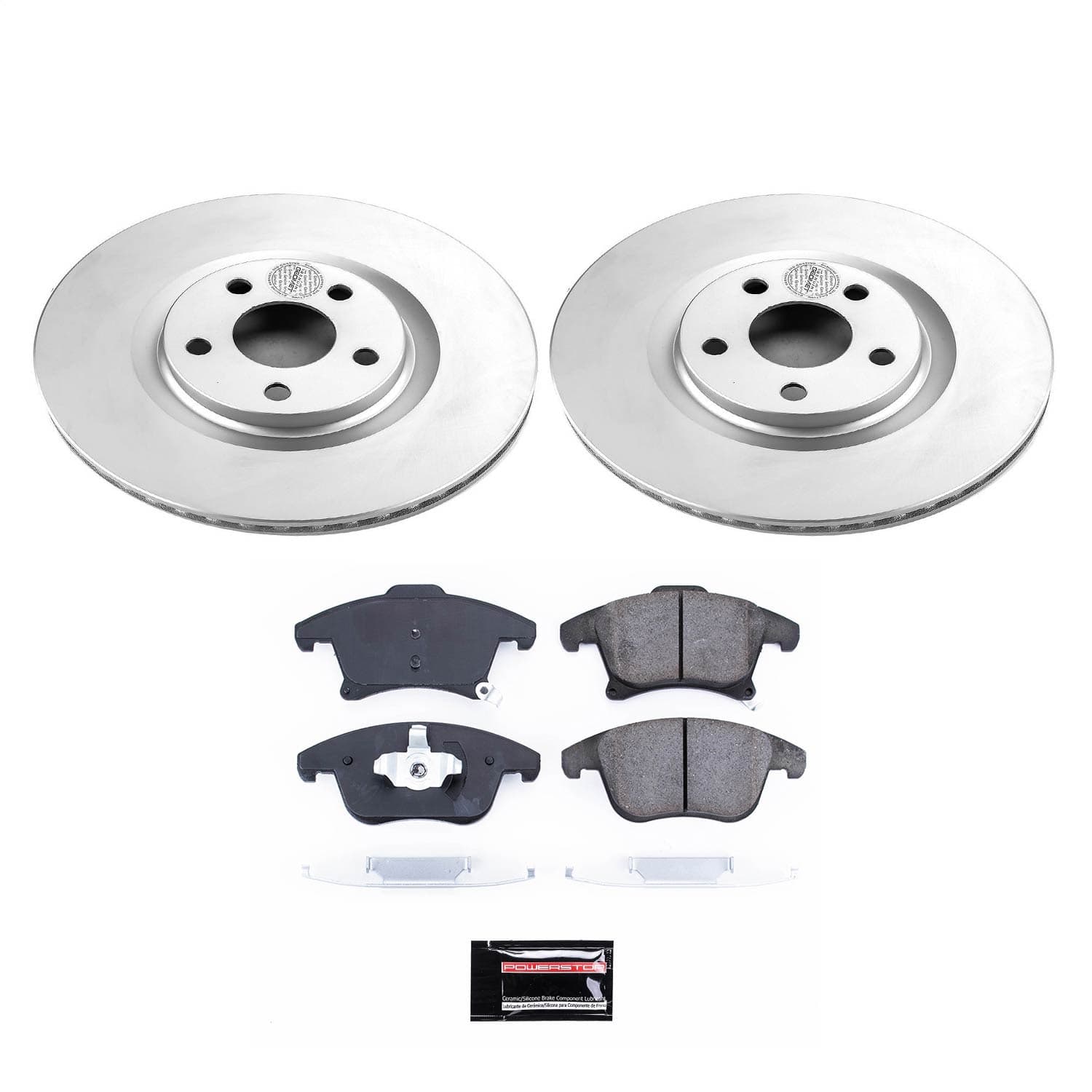 Power Stop - CRK8540 - Front - Disc Brake Pad and Rotor Kit image 1