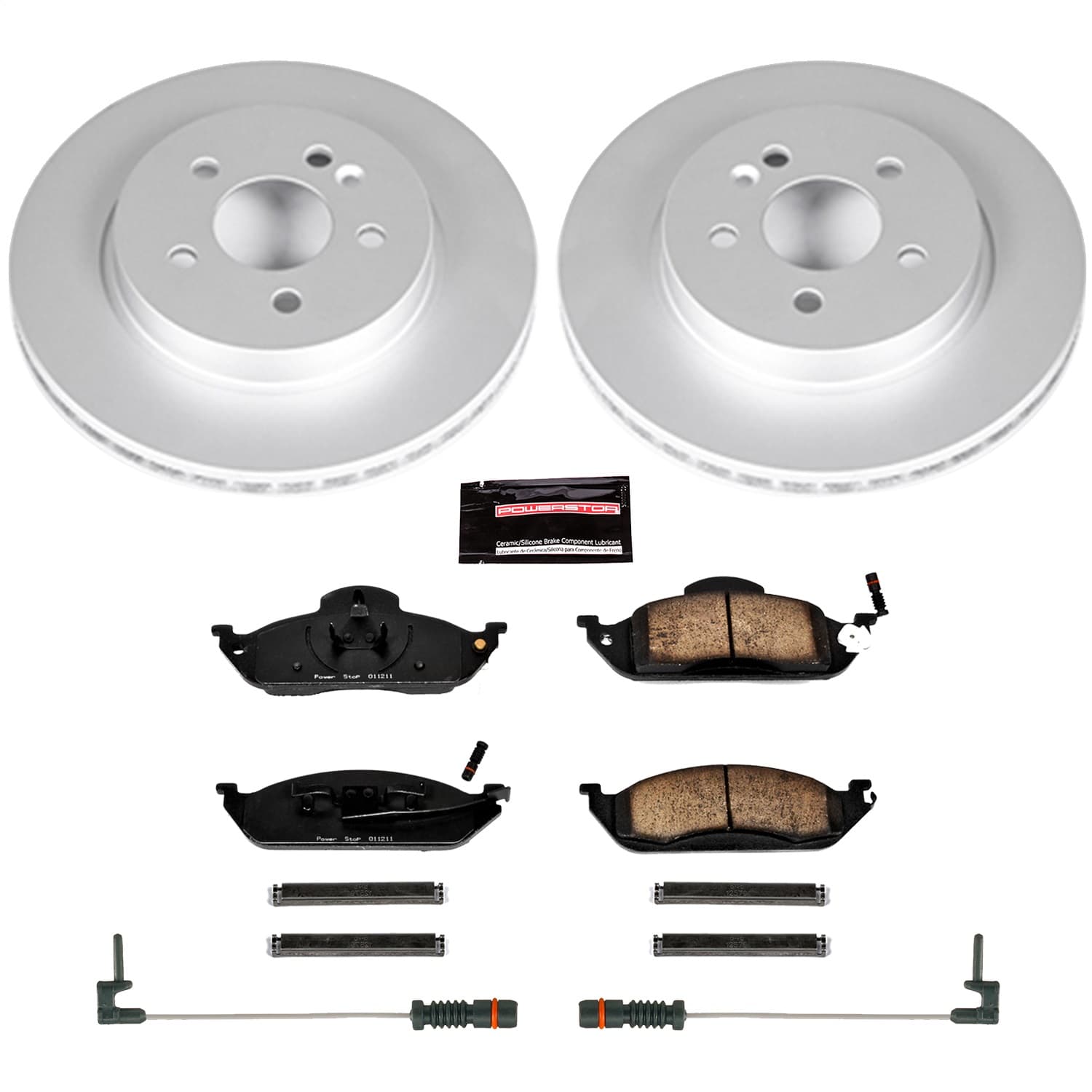 Power Stop - CRK864 - Front - Disc Brake Pad and Rotor Kit image 1