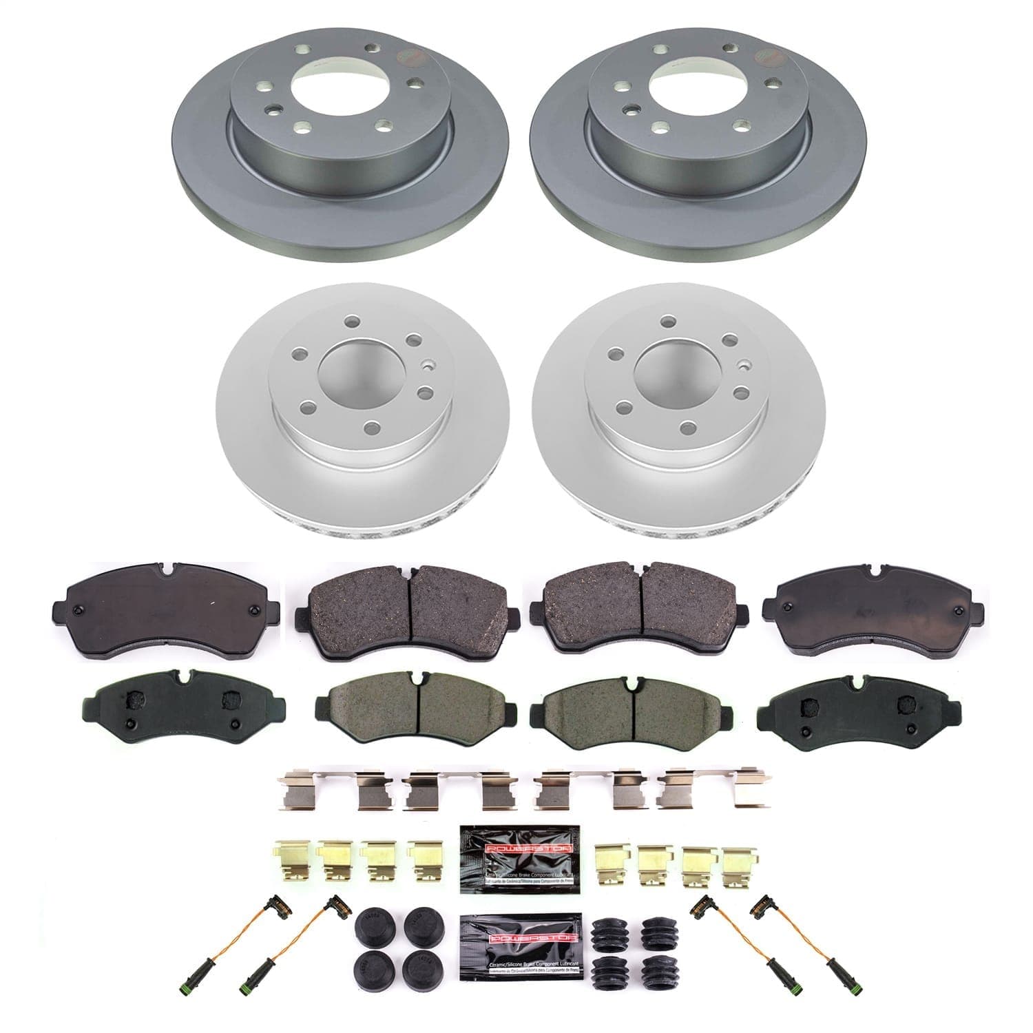 Power Stop - CRK8673 - Front - Disc Brake Pad and Rotor Kit image 1