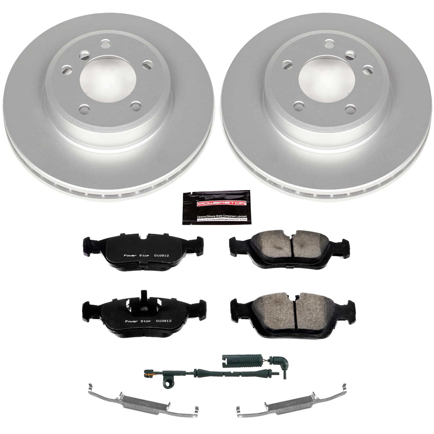 Power Stop - CRK869 - Front - Disc Brake Pad and Rotor Kit image 1
