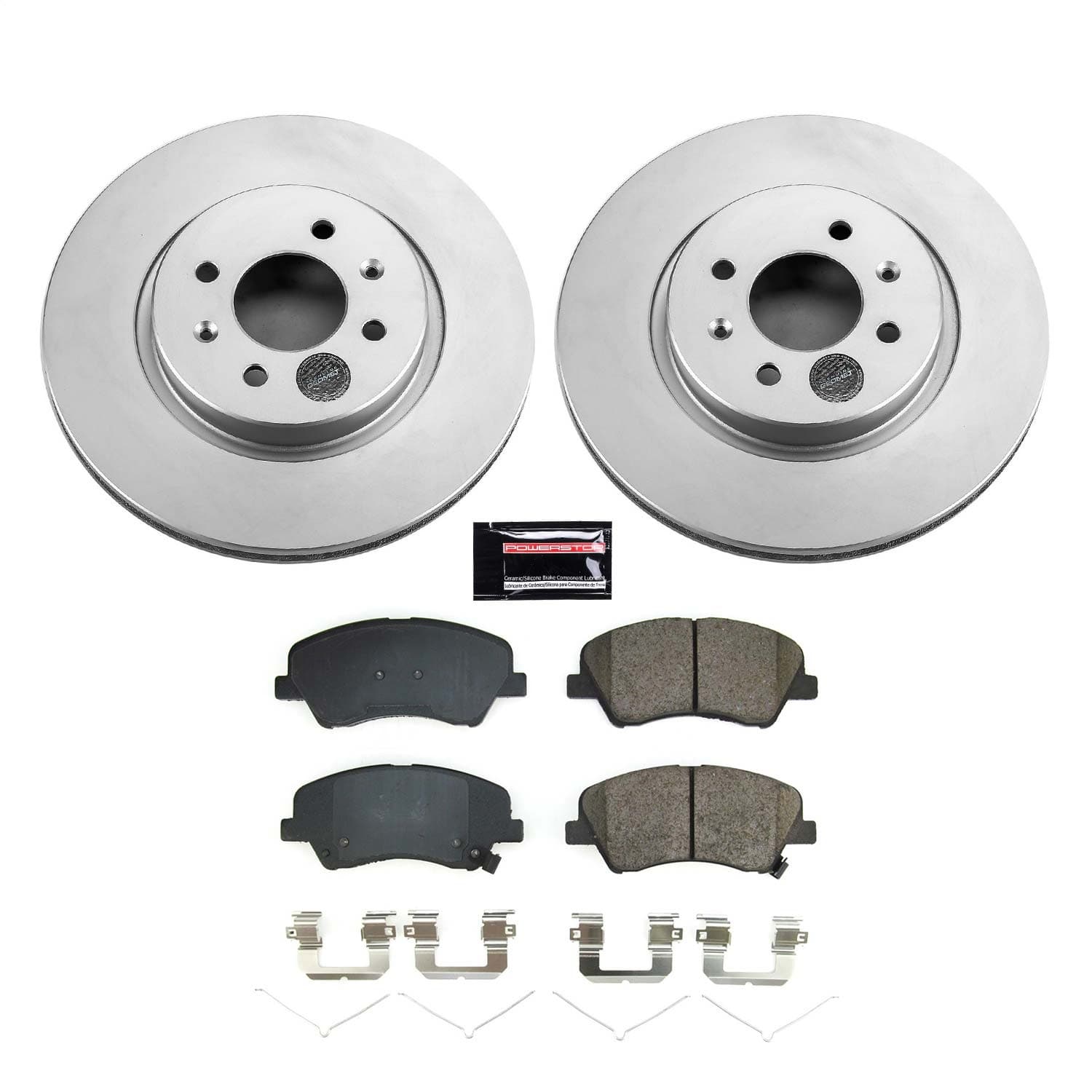 Power Stop - CRK8699 - Front - Disc Brake Pad and Rotor Kit image 1
