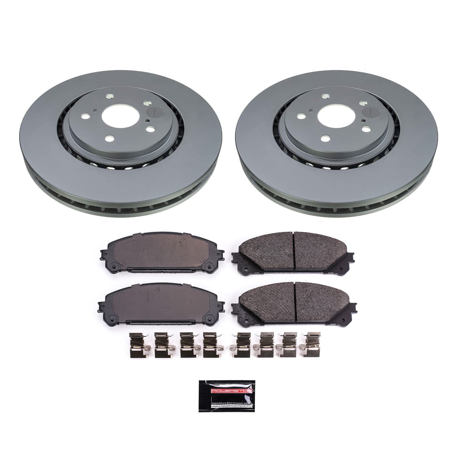 Power Stop - CRK8705 - Front - Disc Brake Pad and Rotor Kit image 1