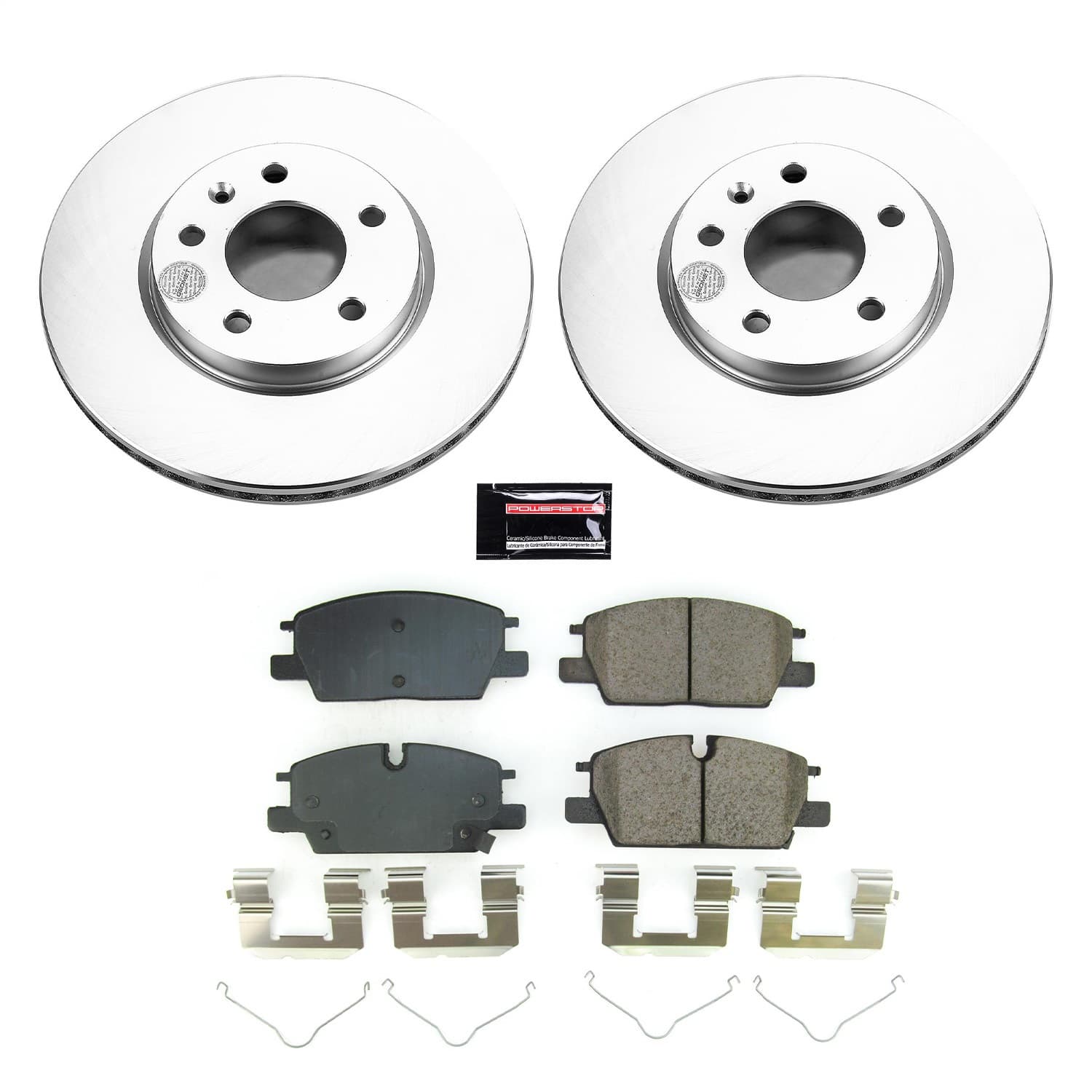 Power Stop - CRK8738 - Front - Disc Brake Pad and Rotor Kit image 1