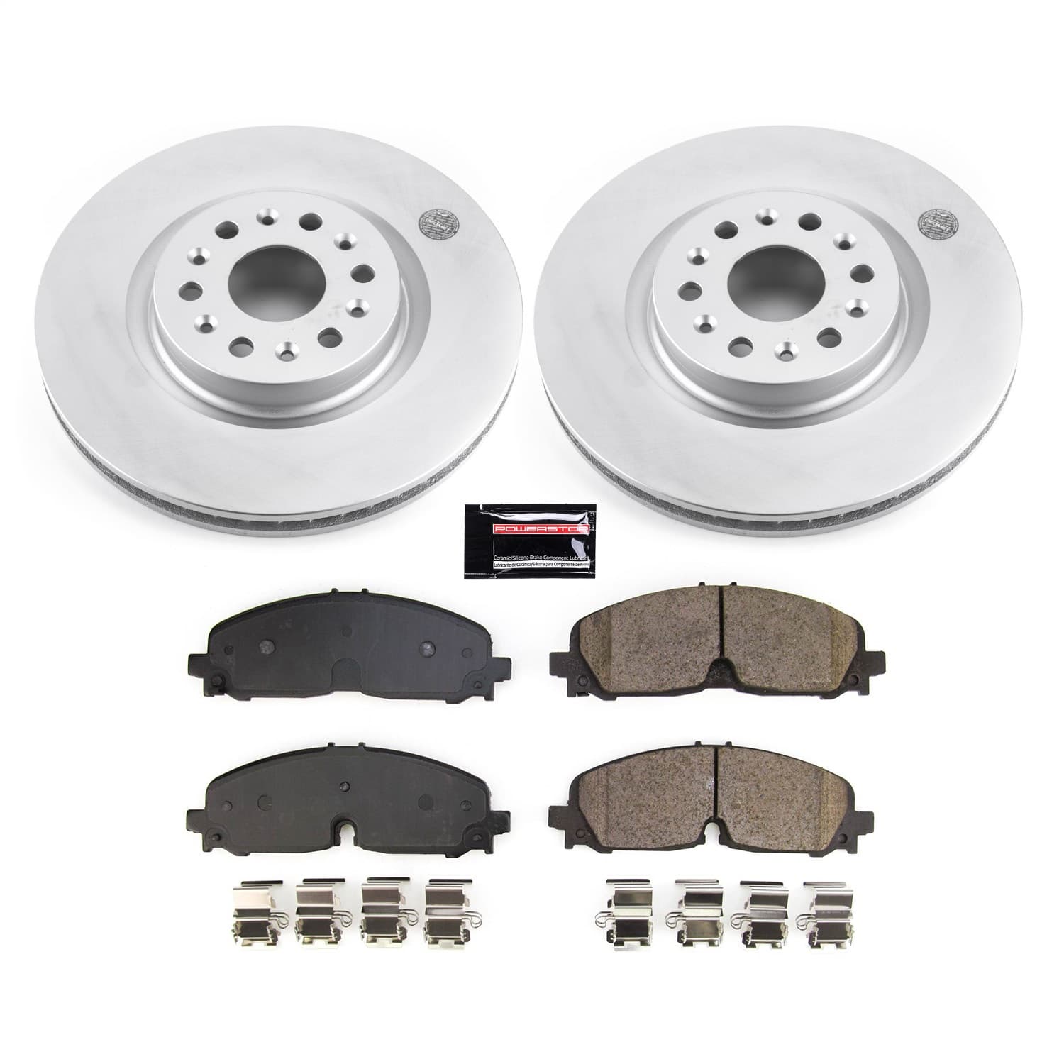 Power Stop - CRK8743 - Front - Disc Brake Pad and Rotor Kit image 1