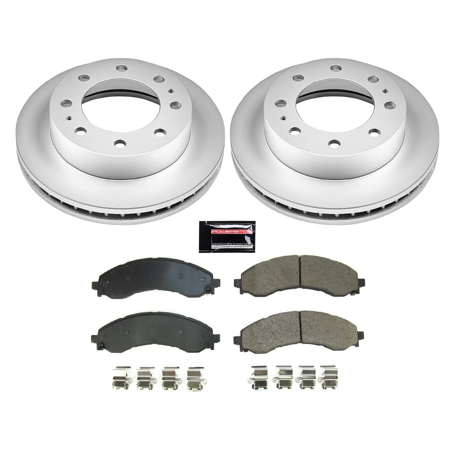 Power Stop - CRK8746 - Front - Disc Brake Pad and Rotor Kit image 1