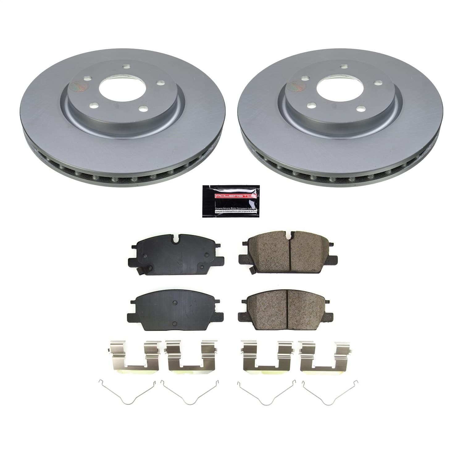 Power Stop - CRK8751 - Front - Disc Brake Pad and Rotor Kit image 1