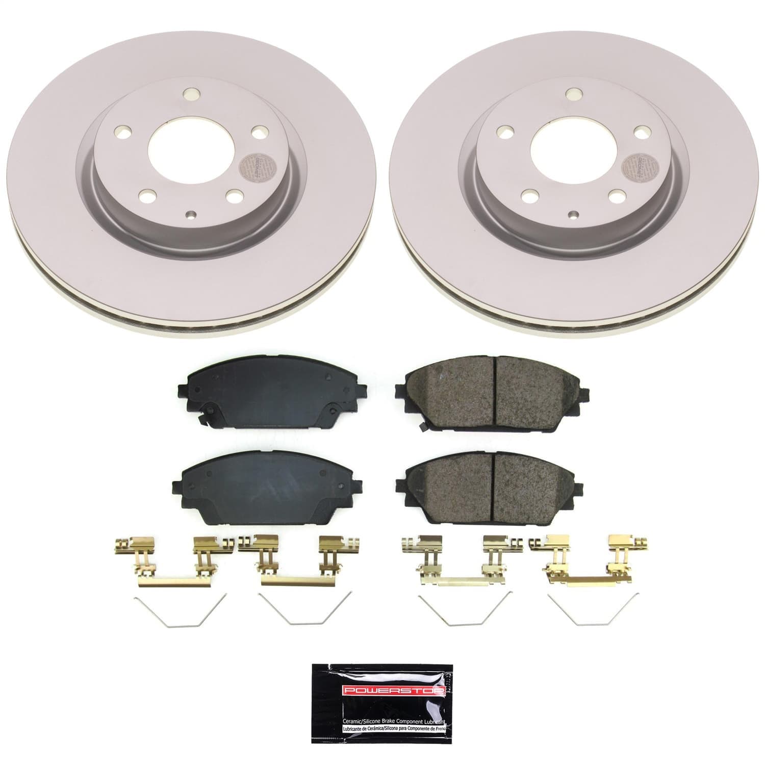 Power Stop - CRK8755 - Front - Disc Brake Pad and Rotor Kit image 1
