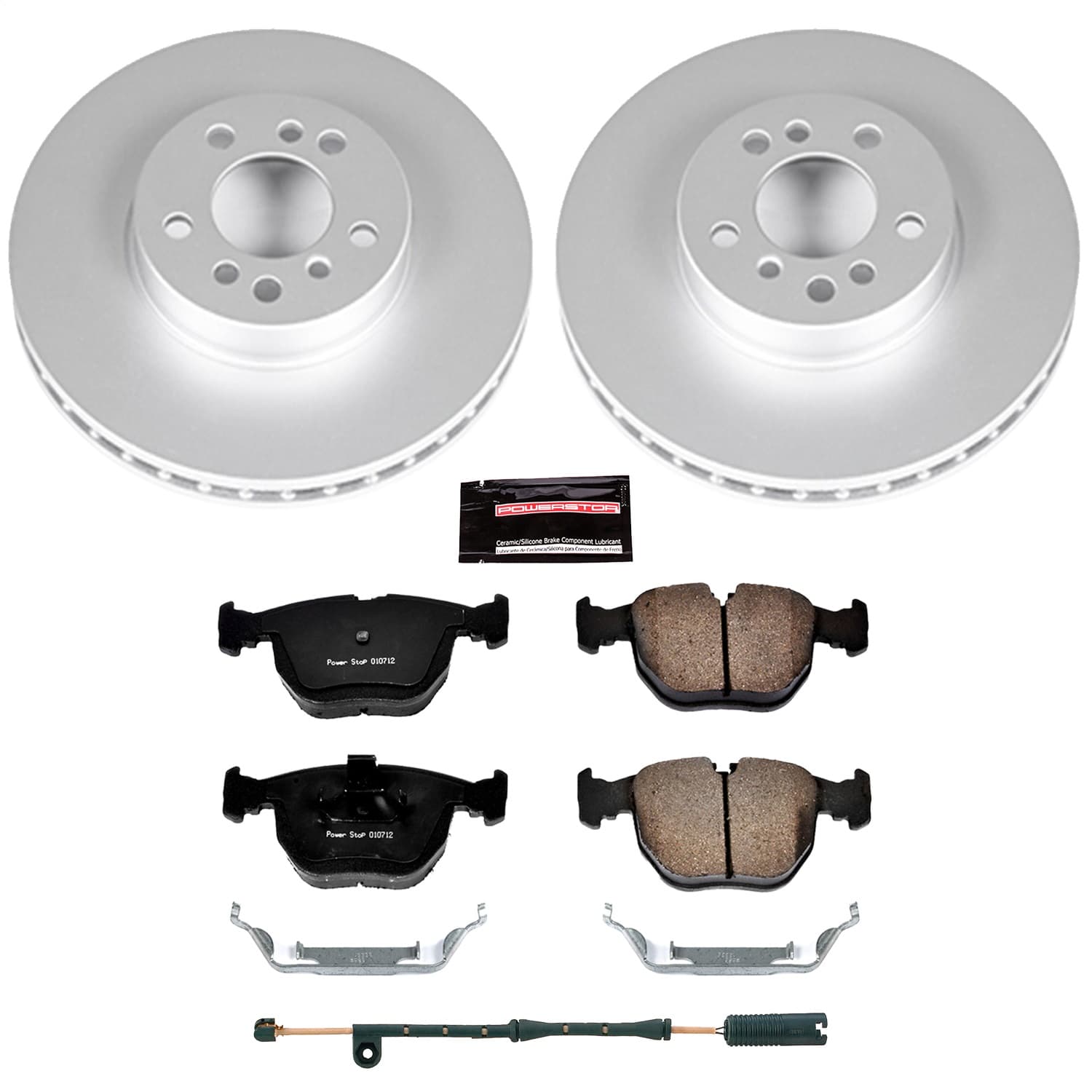 Power Stop - CRK879 - Front - Disc Brake Pad and Rotor Kit image 1
