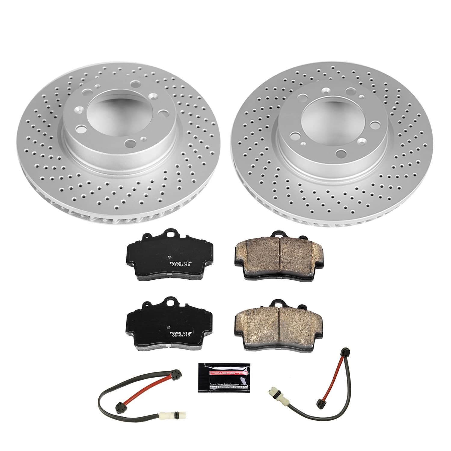 Power Stop - CRK8822 - Front - Disc Brake Pad and Rotor Kit image 1