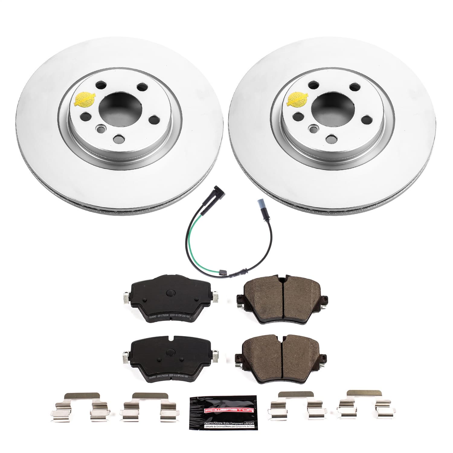 Power Stop - CRK8827 - Front - Disc Brake Pad and Rotor Kit image 1