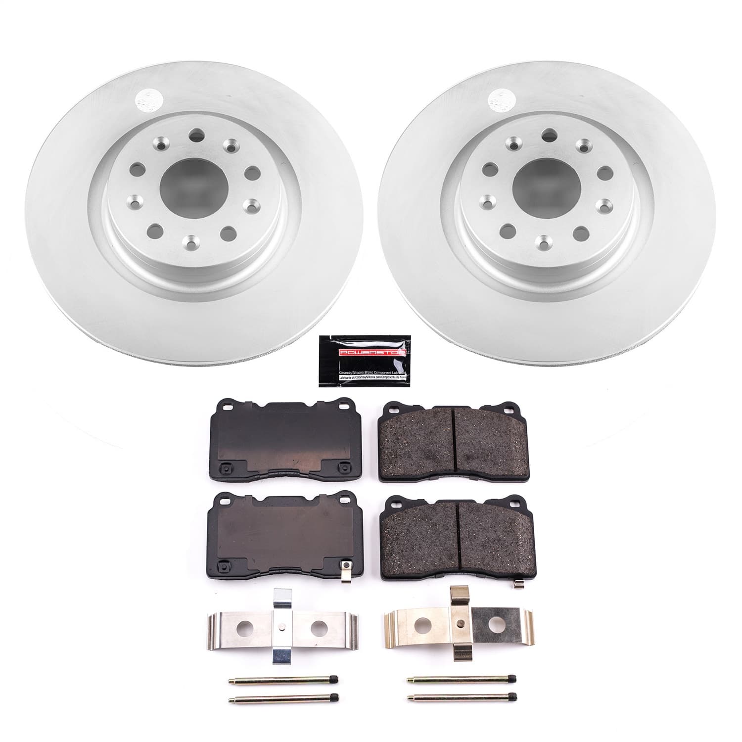 Power Stop - CRK8836 - Front - Disc Brake Pad and Rotor Kit image 1