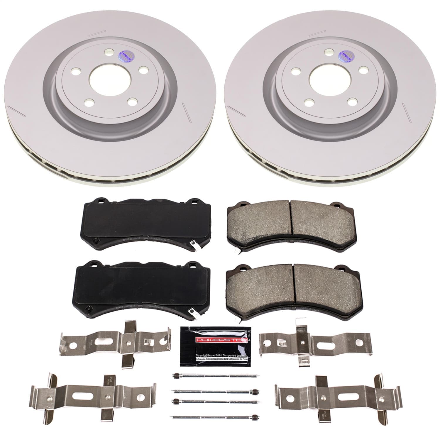 Power Stop - CRK8838 - Front - Disc Brake Pad and Rotor Kit image 1