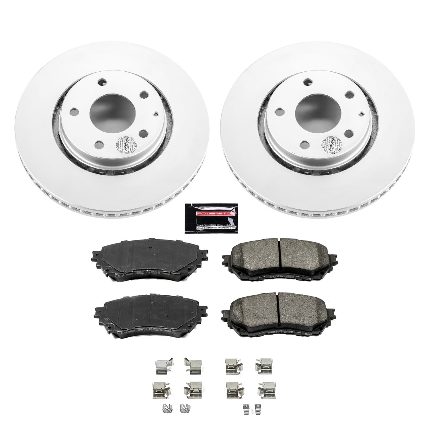 Power Stop - CRK8840 - Front - Disc Brake Pad and Rotor Kit image 1
