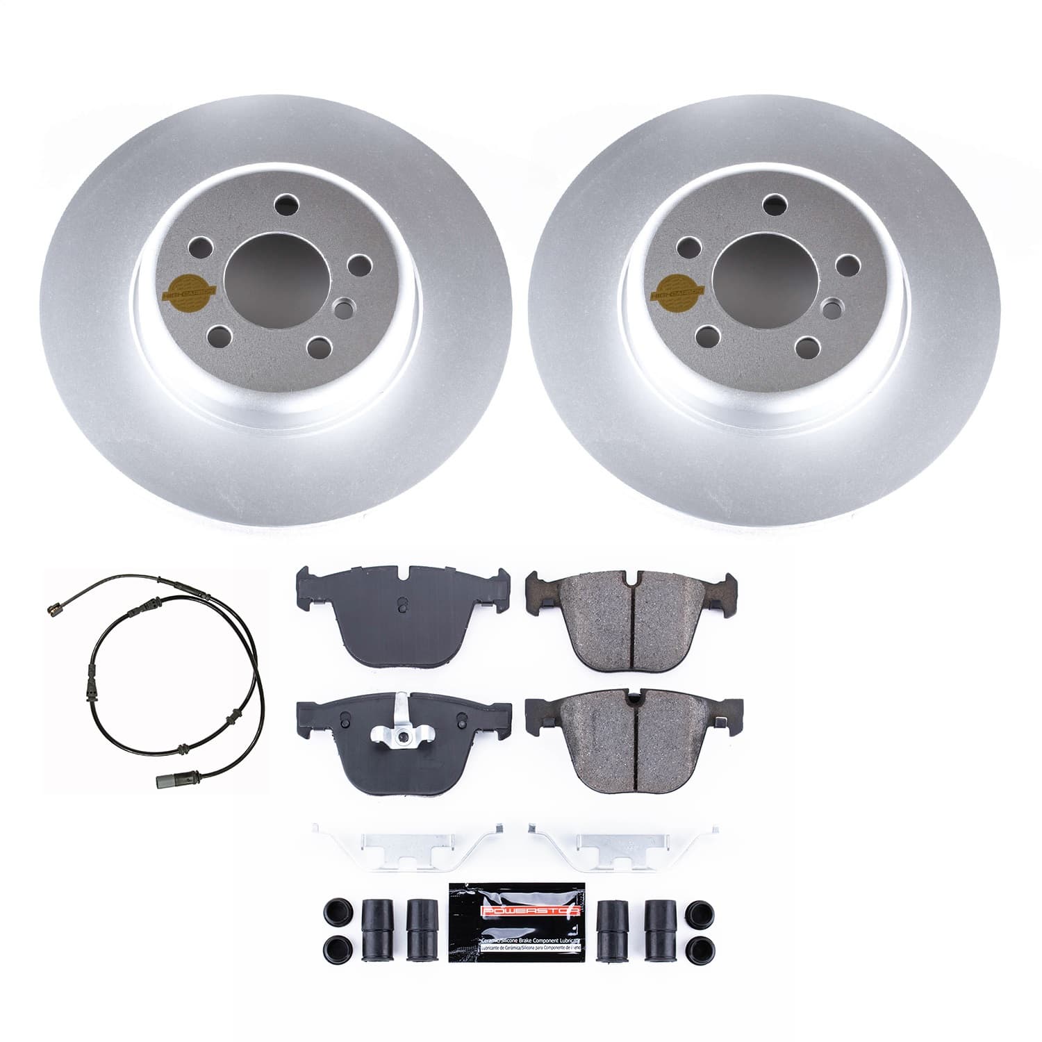 Power Stop - CRK8848 - Front - Disc Brake Pad and Rotor Kit image 1