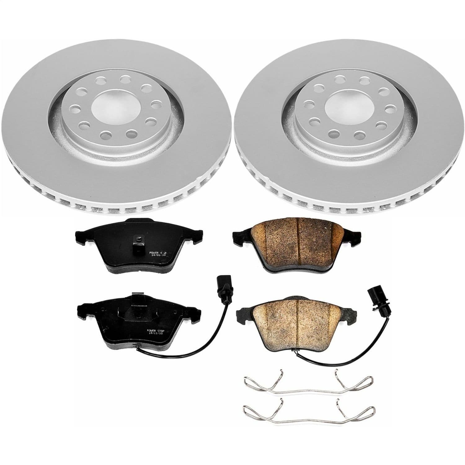Power Stop - CRK891 - Front - Disc Brake Pad and Rotor Kit image 1