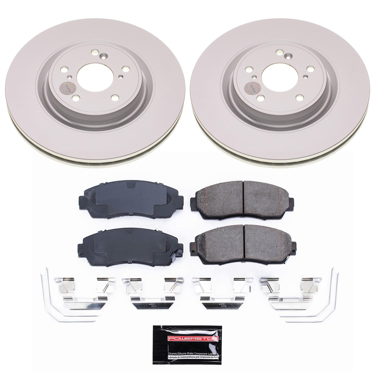 Power Stop - CRK8928 - Front - Disc Brake Pad and Rotor Kit image 1