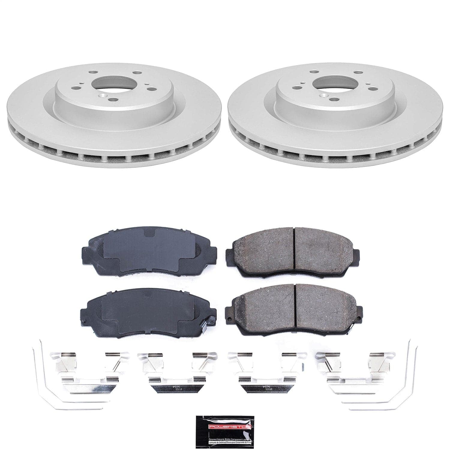 Power Stop - CRK8930 - Front - Disc Brake Pad and Rotor Kit image 1