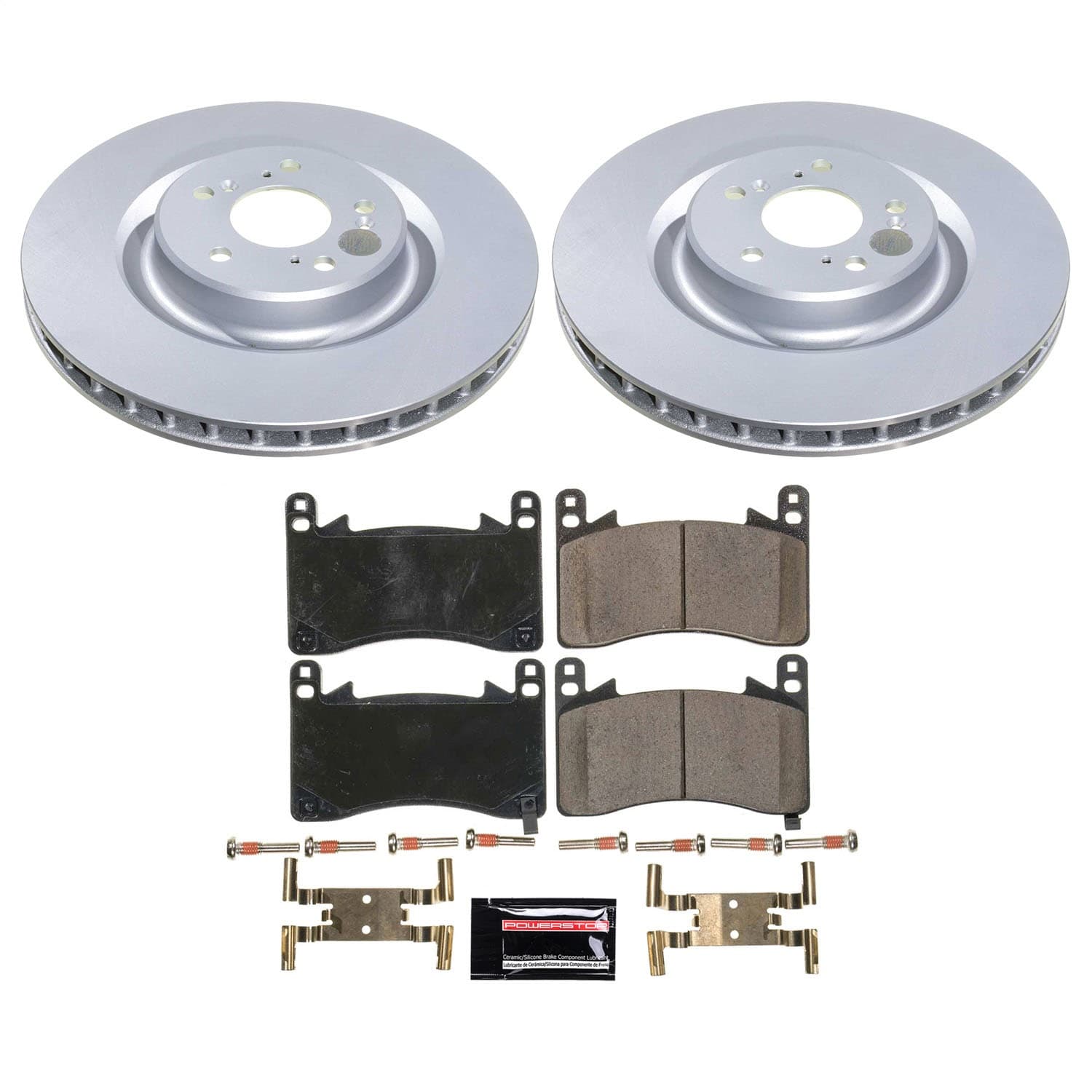 Power Stop - CRK8931 - Front - Disc Brake Pad and Rotor Kit image 1