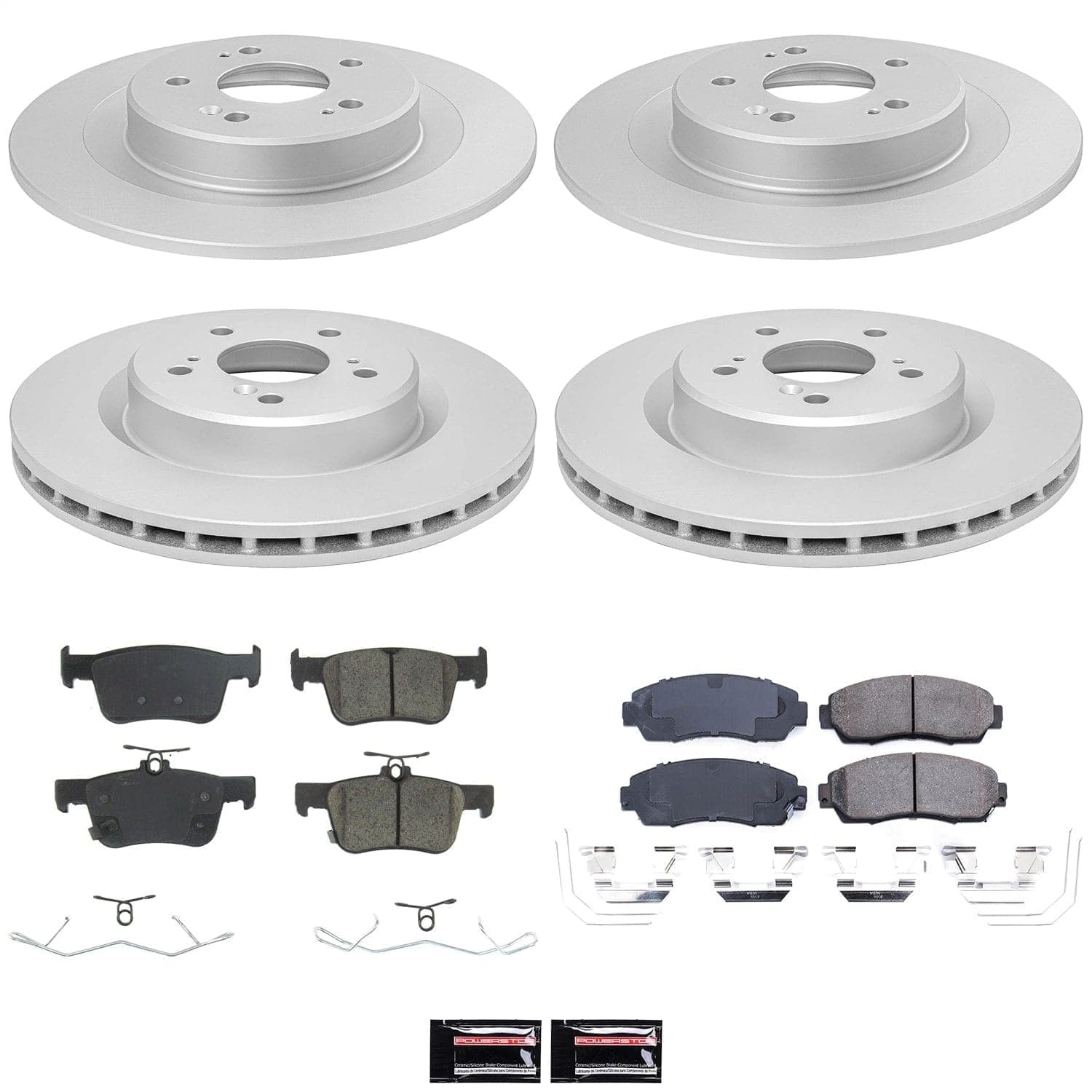 Power Stop - CRK8944 - Front - Disc Brake Pad and Rotor Kit image 1
