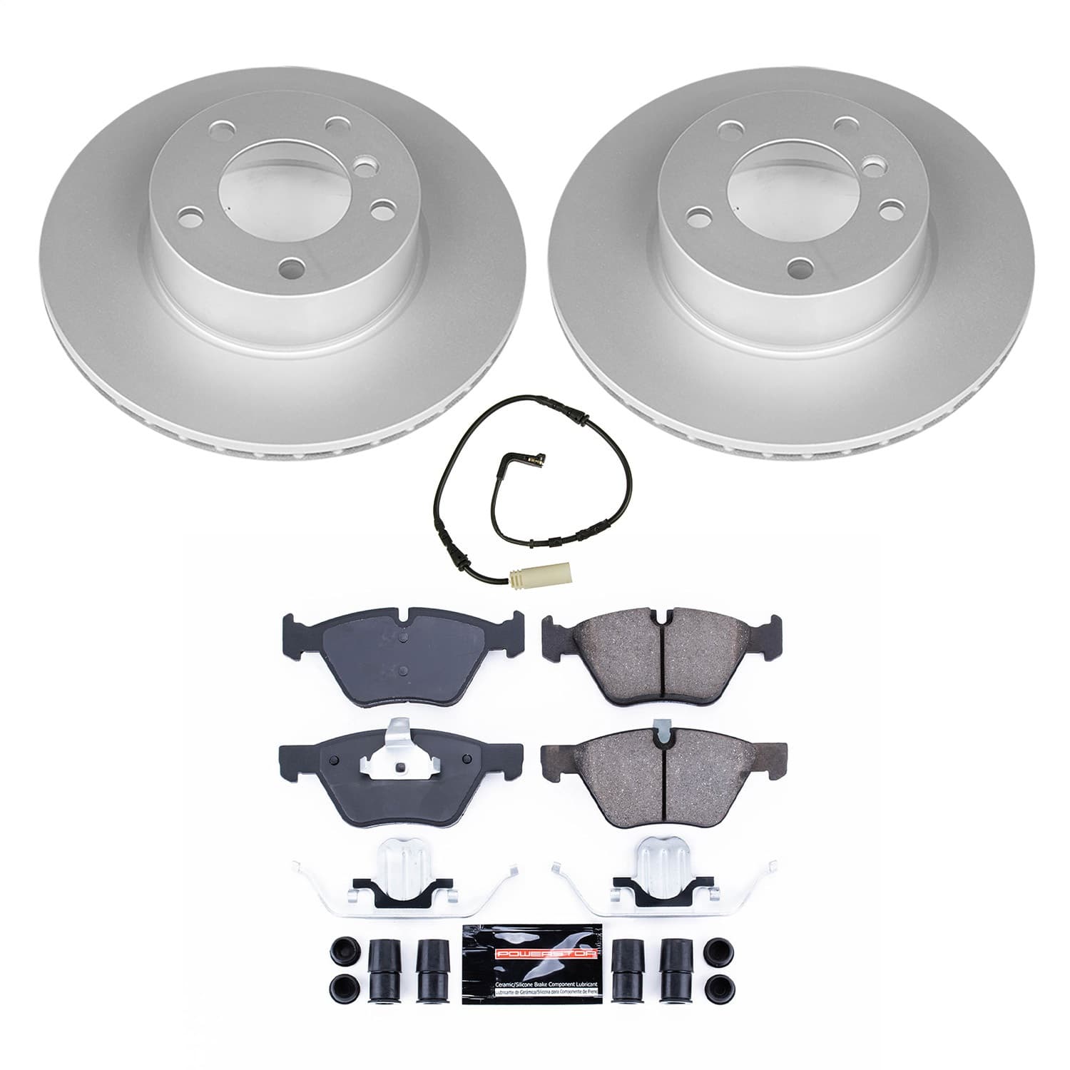 Power Stop - CRK8949 - Front - Disc Brake Pad and Rotor Kit image 1