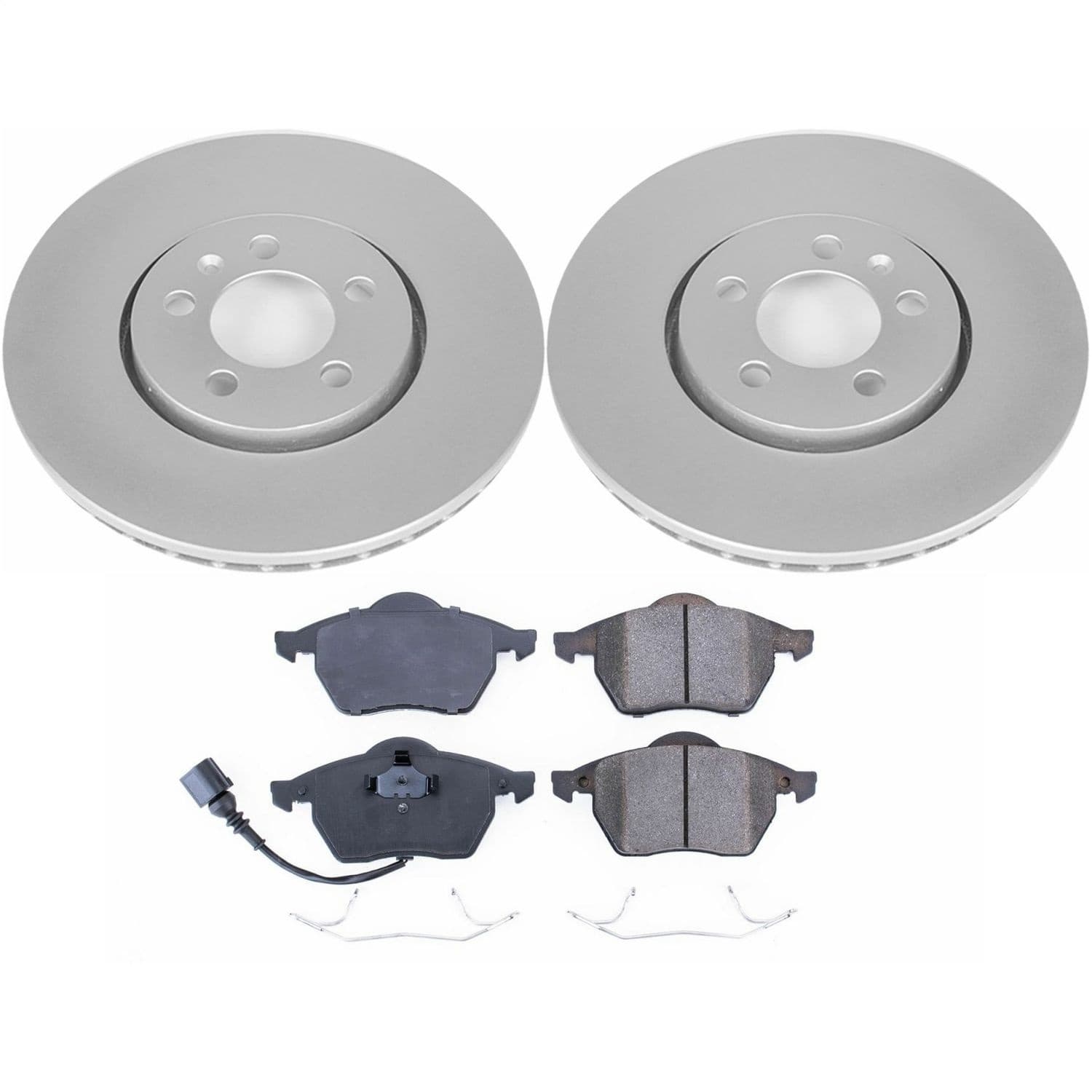 Power Stop - CRK898 - Front - Disc Brake Pad and Rotor Kit image 1