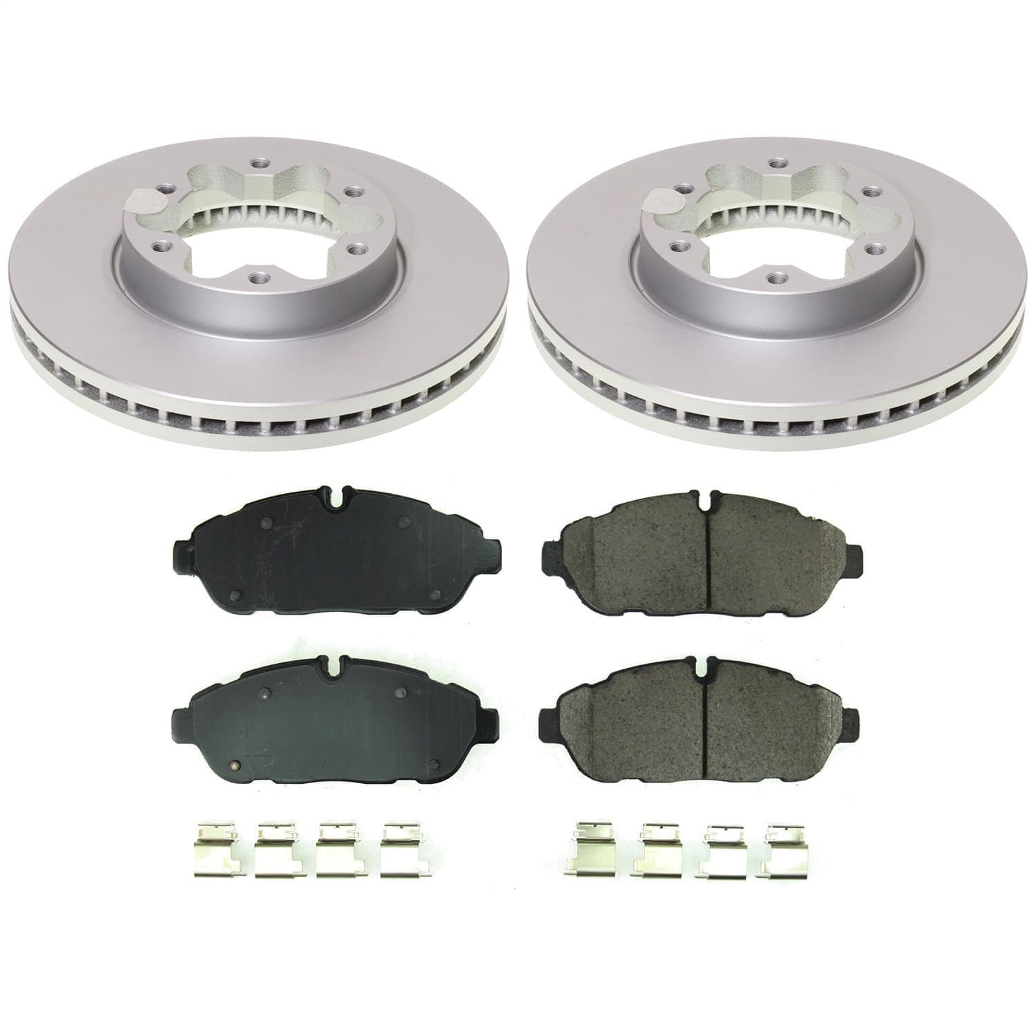 Power Stop - CRK8980 - Front - Disc Brake Pad and Rotor Kit image 1
