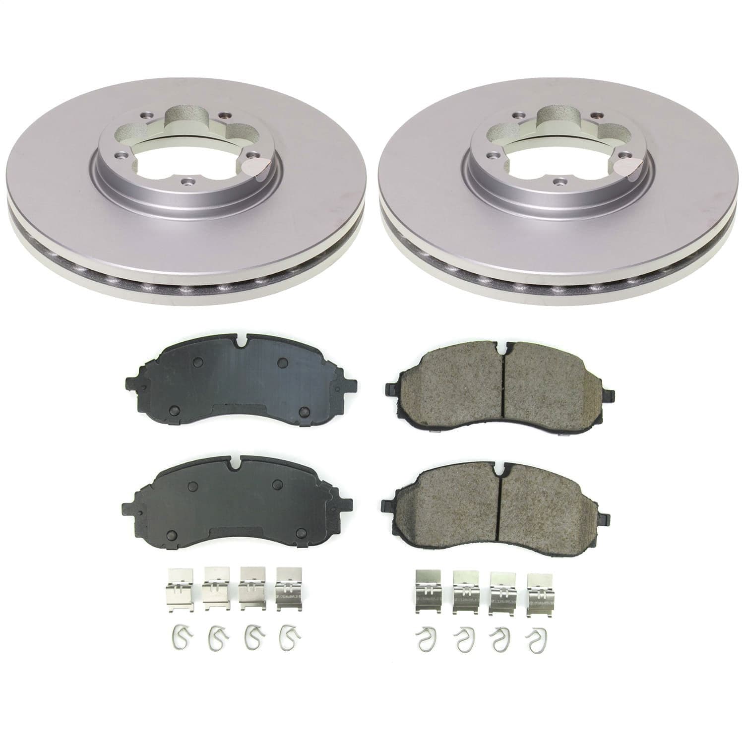 Power Stop - CRK8985 - Front - Disc Brake Pad and Rotor Kit image 1