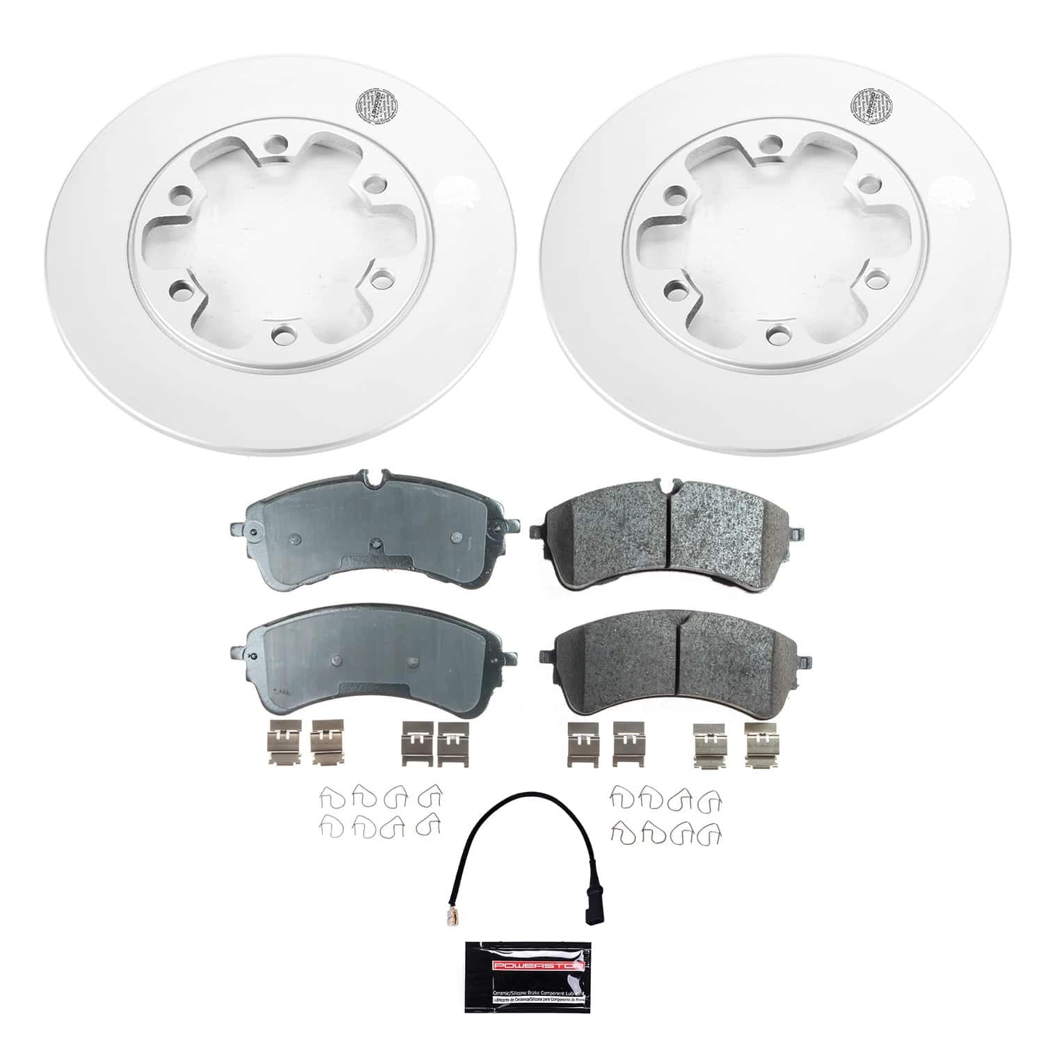 Power Stop - CRK8992 - Rear - Disc Brake Pad and Rotor Kit image 1