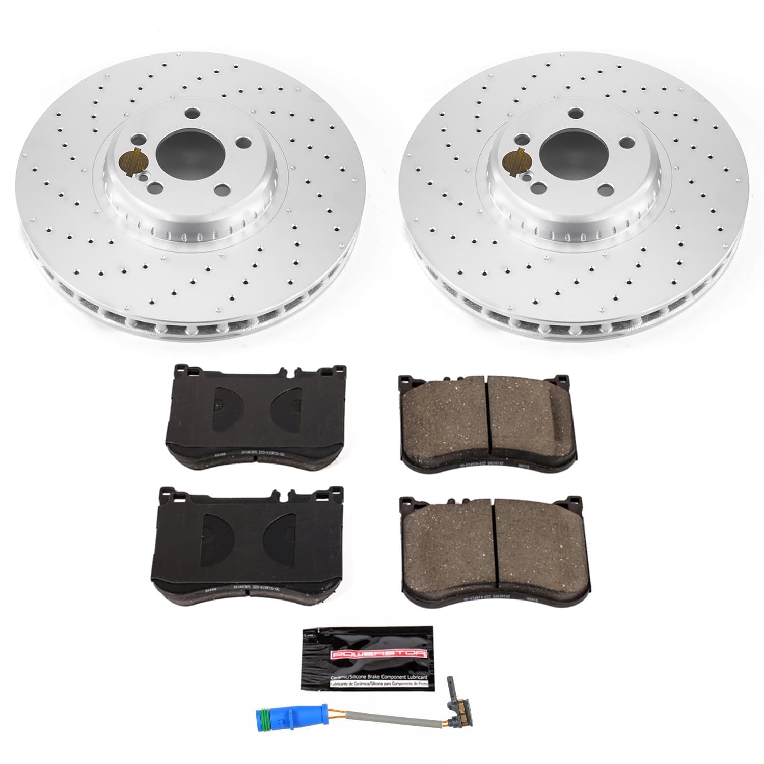 Power Stop - CRK9011 - Front - Disc Brake Pad and Rotor Kit image 1