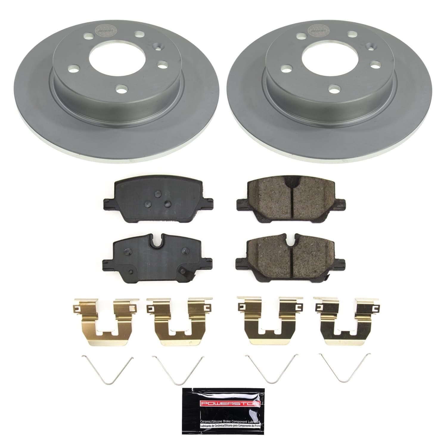 Power Stop - CRK9013 - Rear - Disc Brake Pad and Rotor Kit image 1