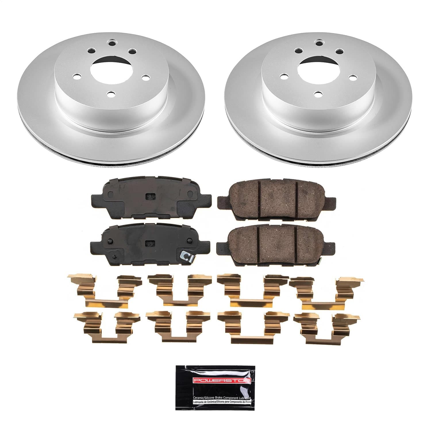 Power Stop - CRK9074 - Front - Disc Brake Pad and Rotor Kit image 1