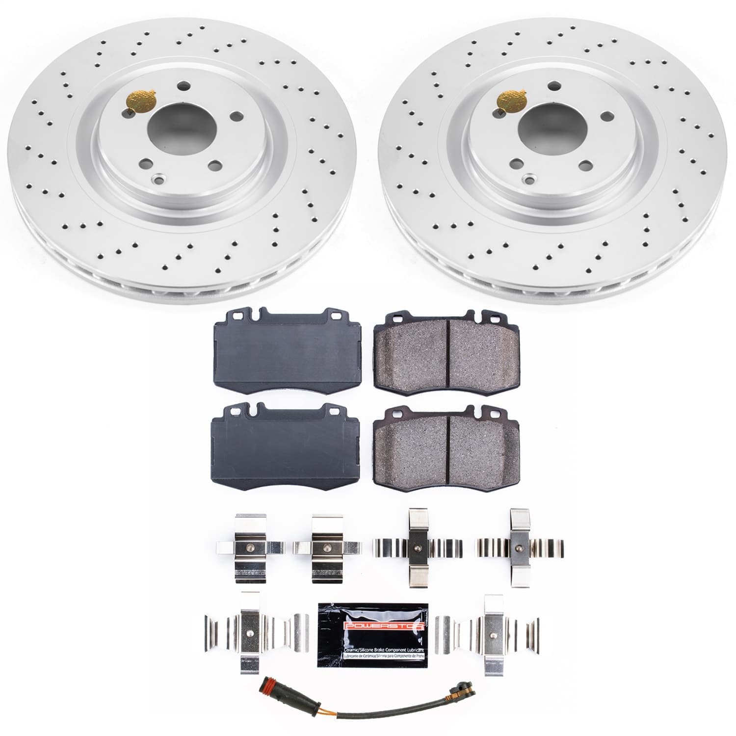 Power Stop - CRK9078 - Front - Disc Brake Pad and Rotor Kit image 1