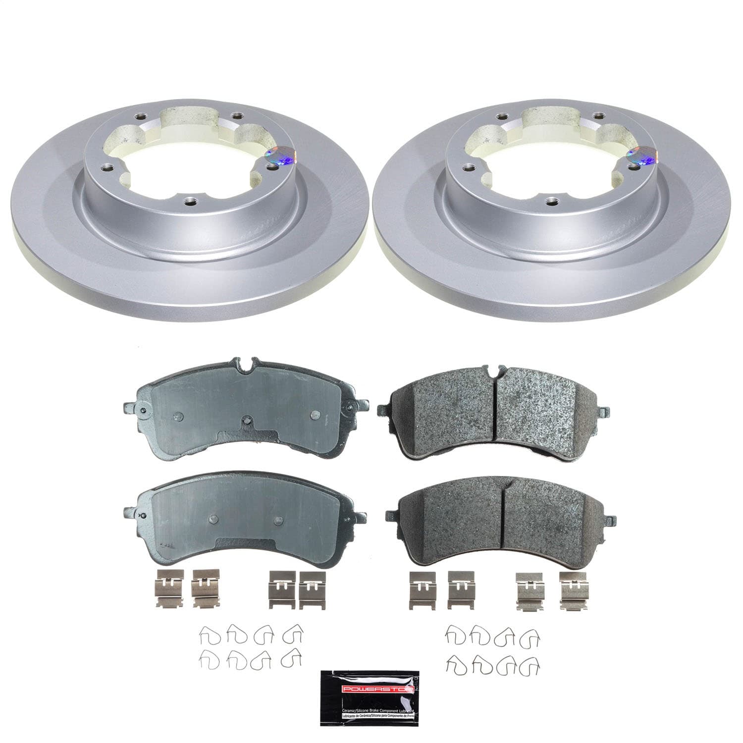 Power Stop - CRK9105 - Rear - Disc Brake Pad and Rotor Kit image 1