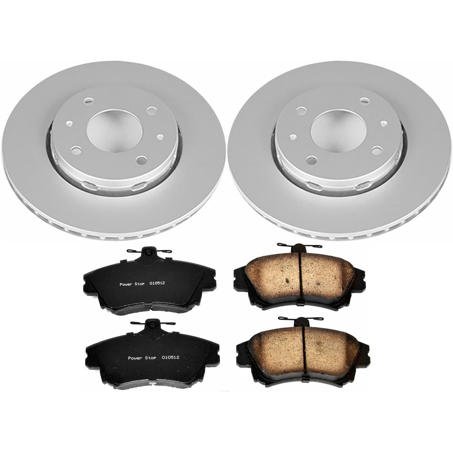 Power Stop - CRK911 - Front - Disc Brake Pad and Rotor Kit image 1
