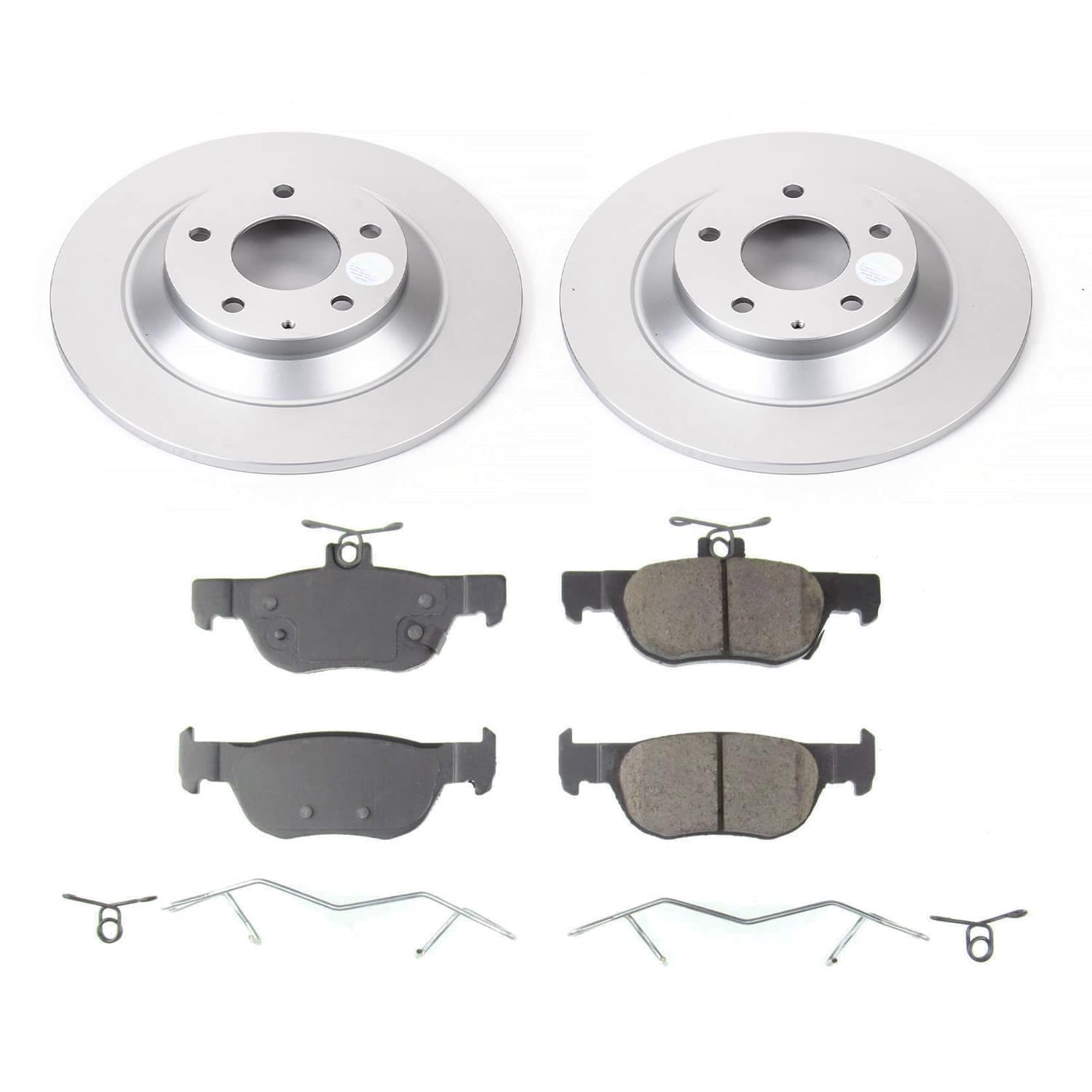 Power Stop - CRK9136 - Rear - Disc Brake Pad and Rotor Kit image 1