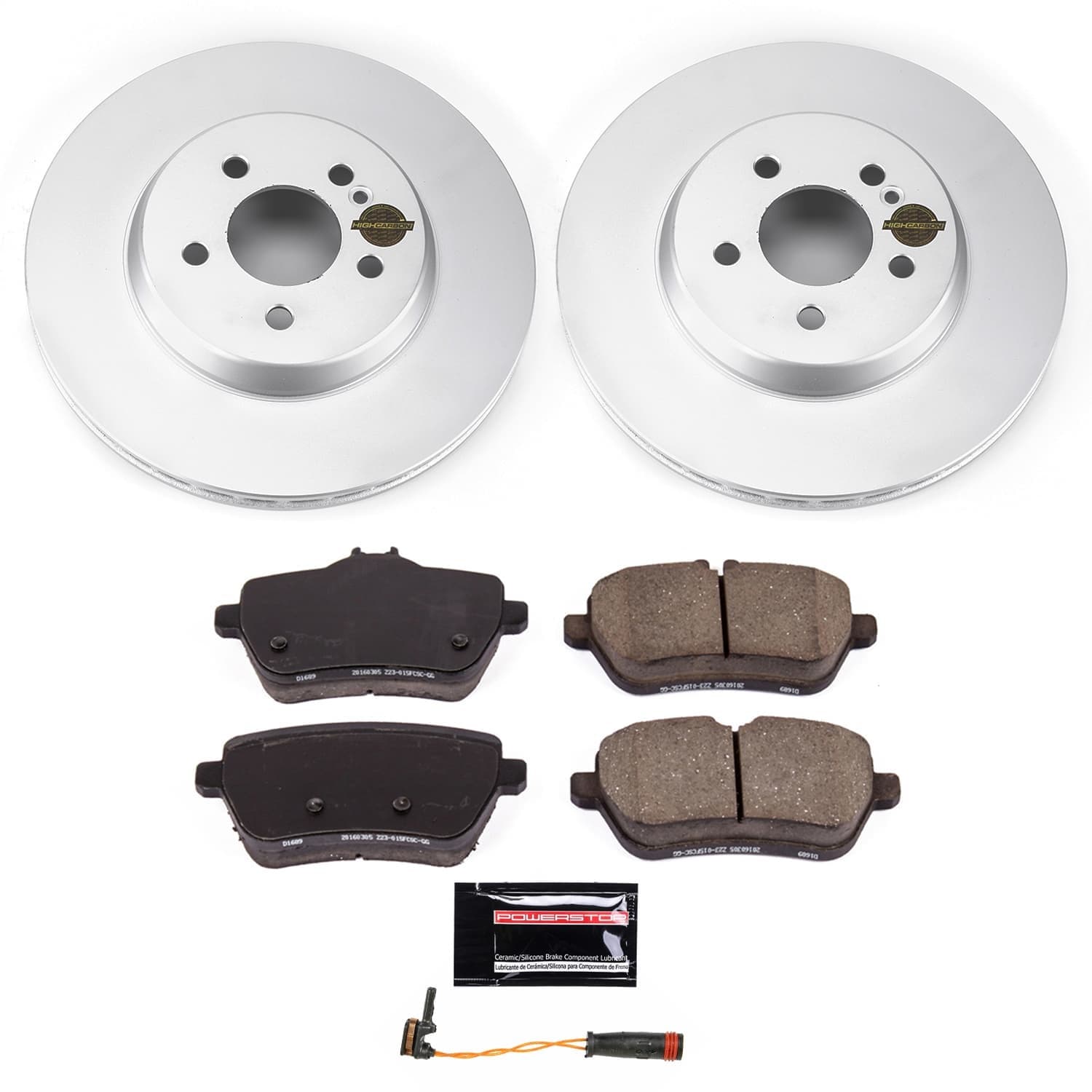 Power Stop - CRK9151 - Rear - Disc Brake Pad and Rotor Kit image 1