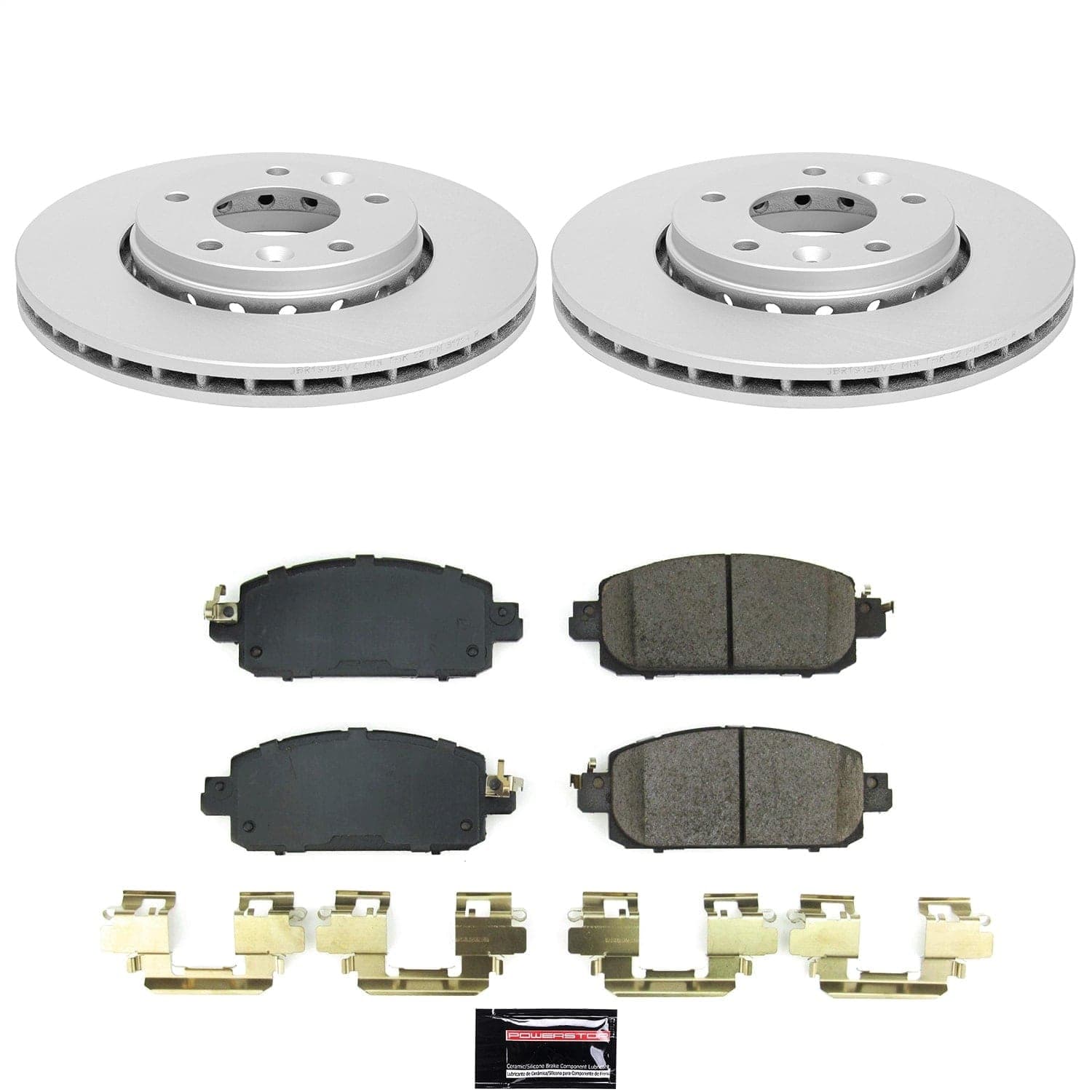 Power Stop - CRK9181 - Front - Disc Brake Pad and Rotor Kit image 1
