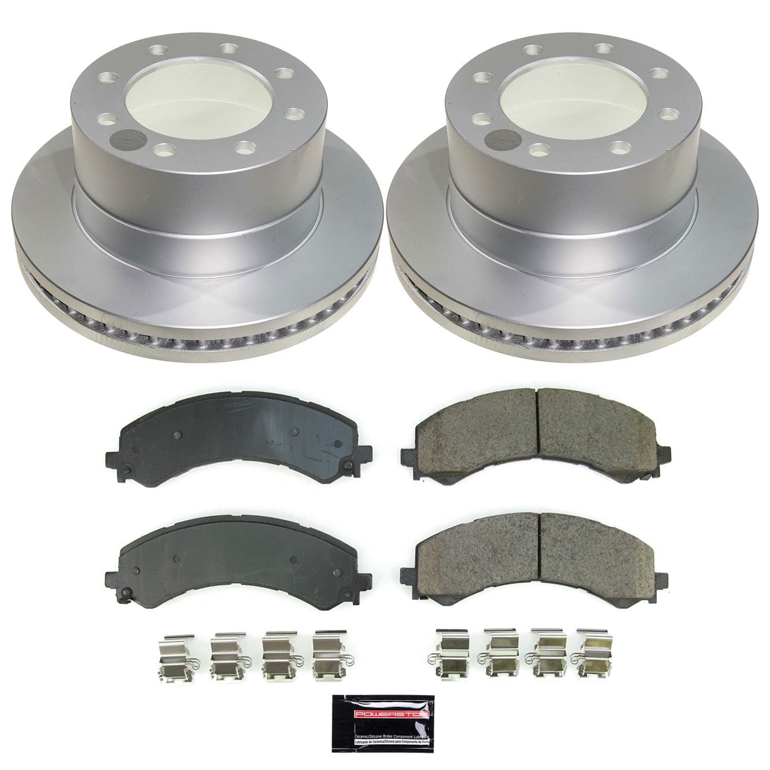 Power Stop - CRK9183 - Rear - Disc Brake Pad and Rotor Kit image 1