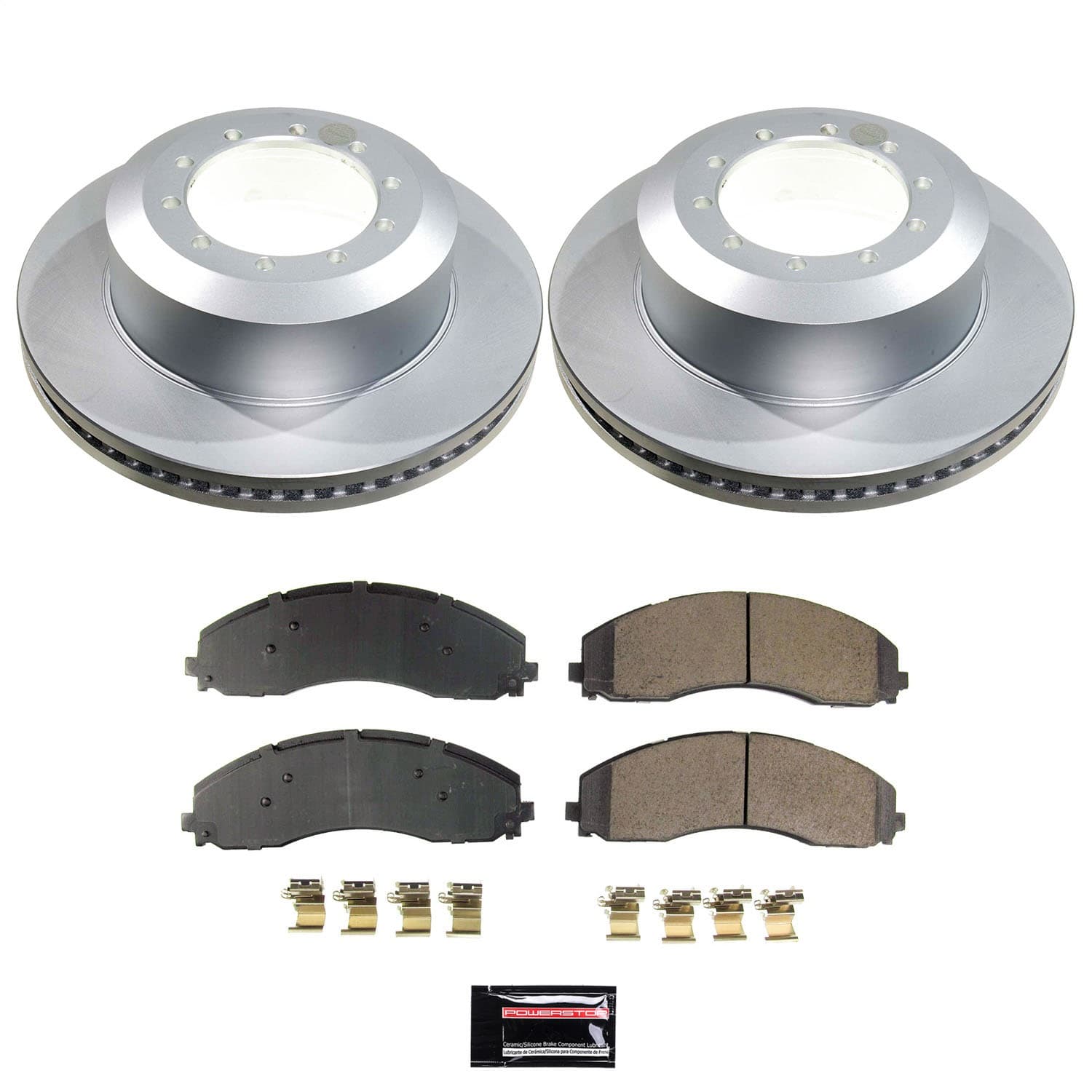 Power Stop - CRK9184 - Rear - Disc Brake Pad and Rotor Kit image 1