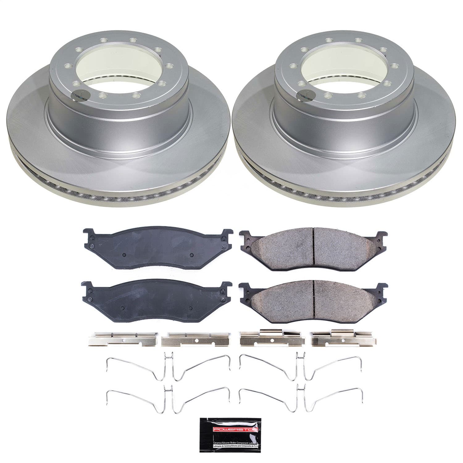 Power Stop - CRK9186 - Rear - Disc Brake Pad and Rotor Kit image 1