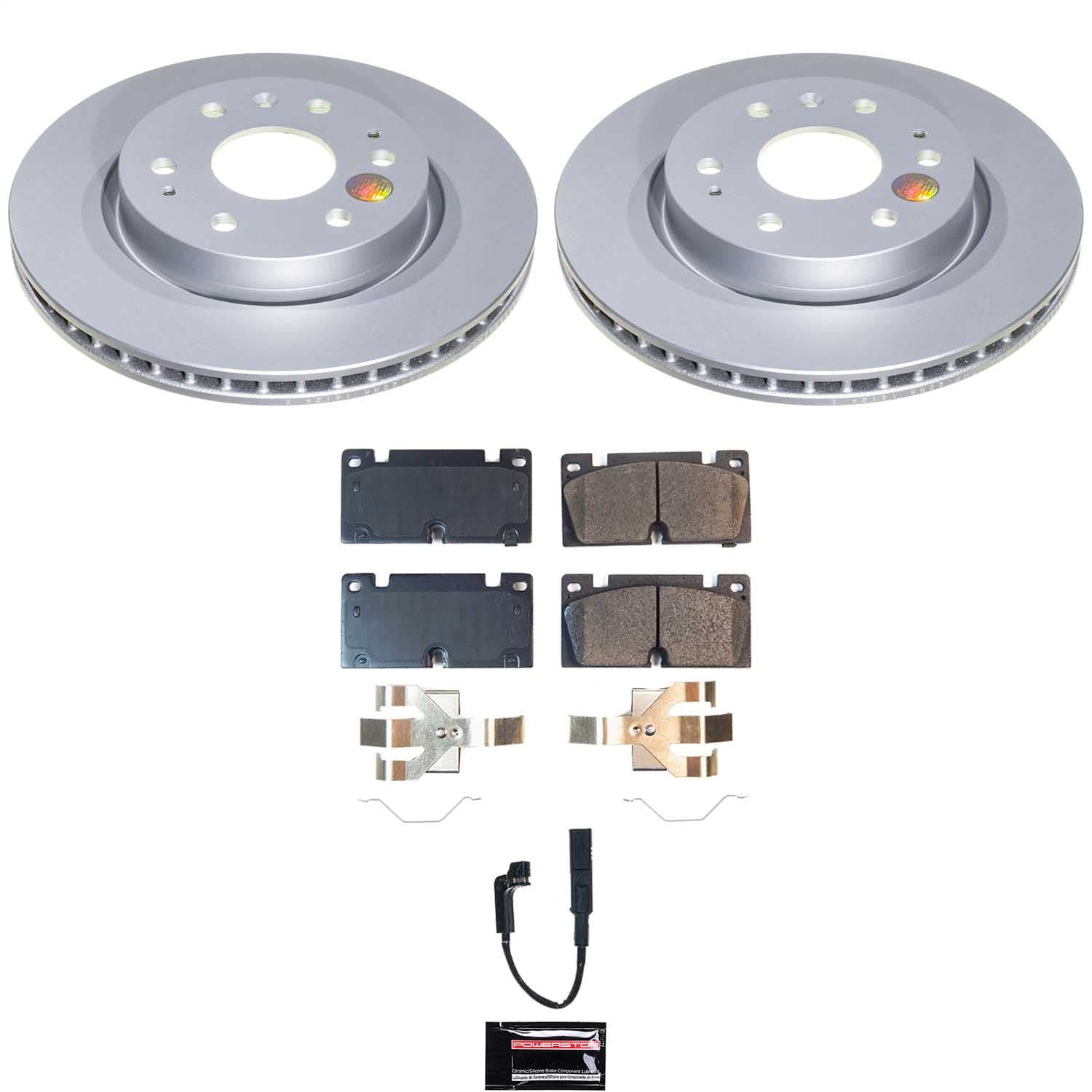Power Stop - CRK9200 - Front - Disc Brake Pad and Rotor Kit image 1