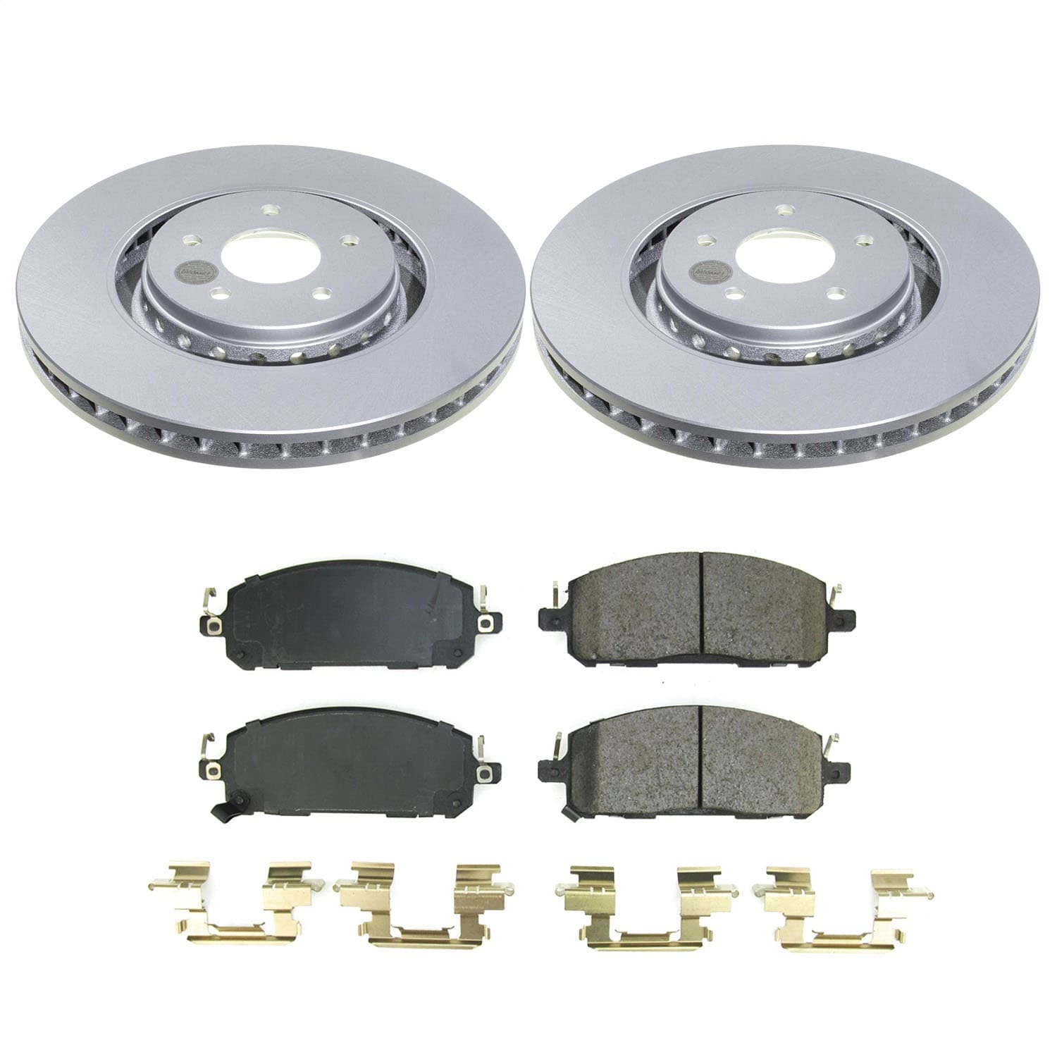 Power Stop - CRK9206 - Front - Disc Brake Pad and Rotor Kit image 1