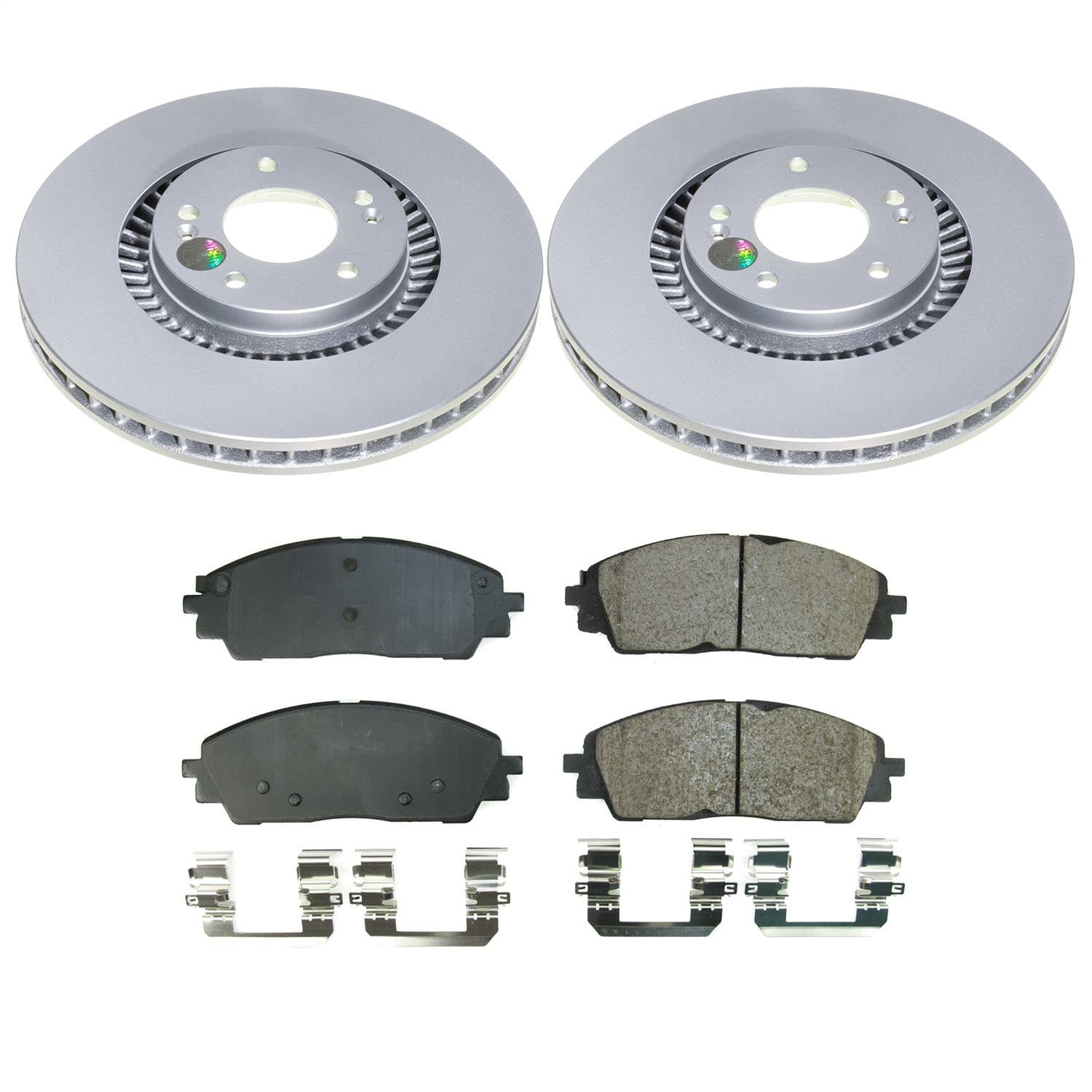 Power Stop - CRK9208 - Front - Disc Brake Pad and Rotor Kit image 1