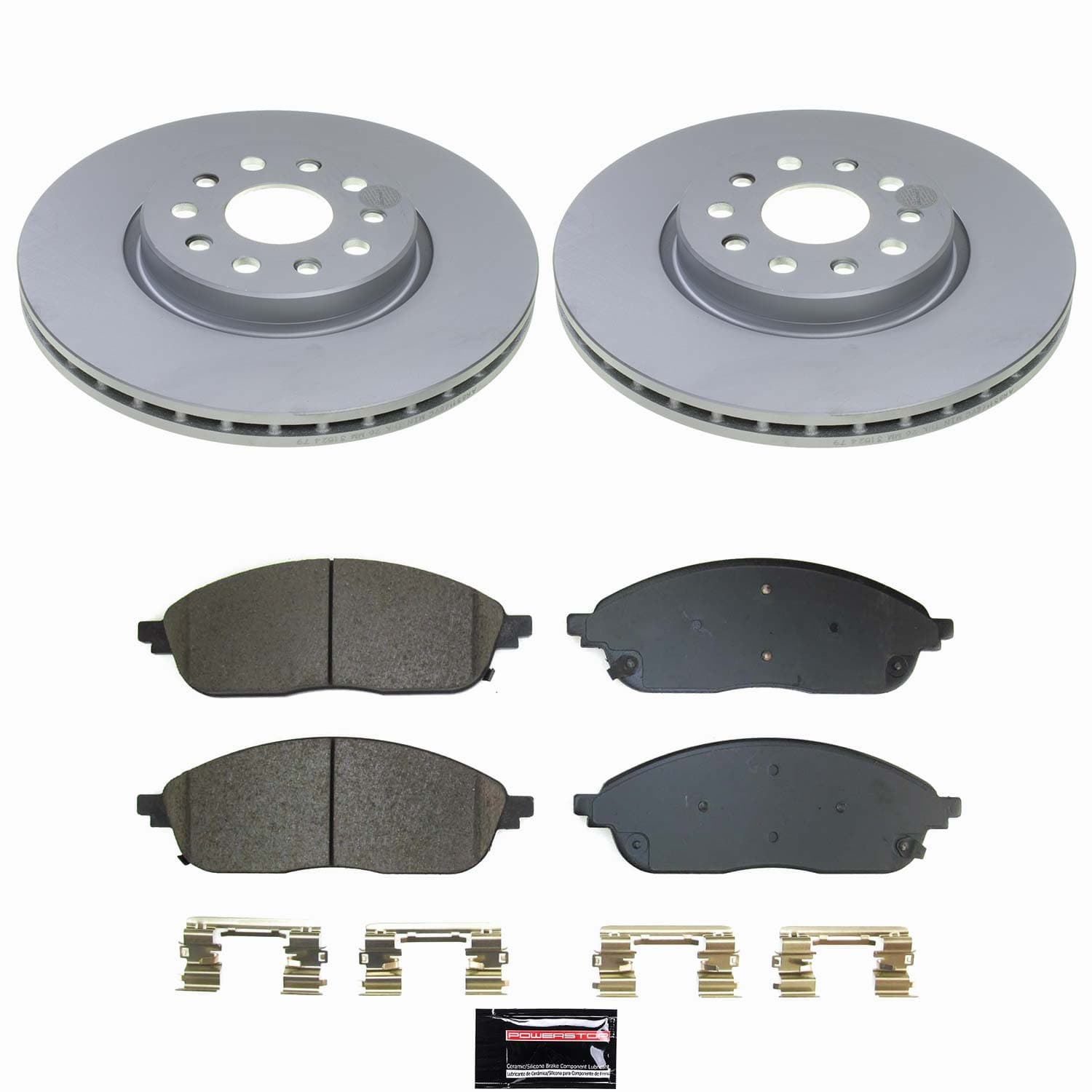 Power Stop - CRK9240 - Front - Disc Brake Pad and Rotor Kit image 1