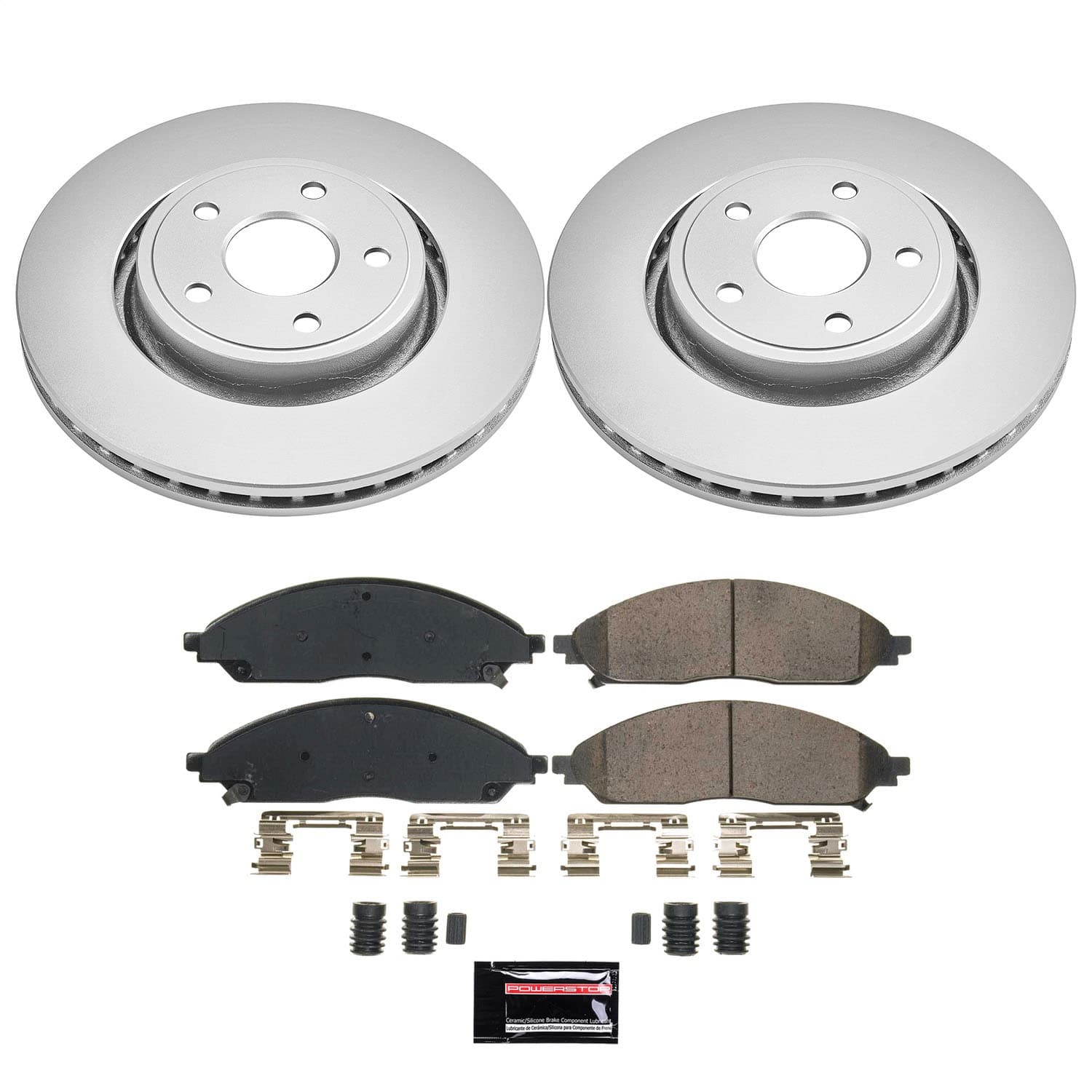 Power Stop - CRK9241 - Front - Disc Brake Pad and Rotor Kit image 1