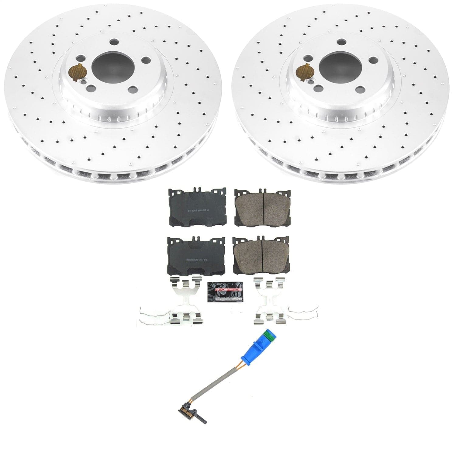 Power Stop - CRK9260 - Front - Disc Brake Pad and Rotor Kit image 1