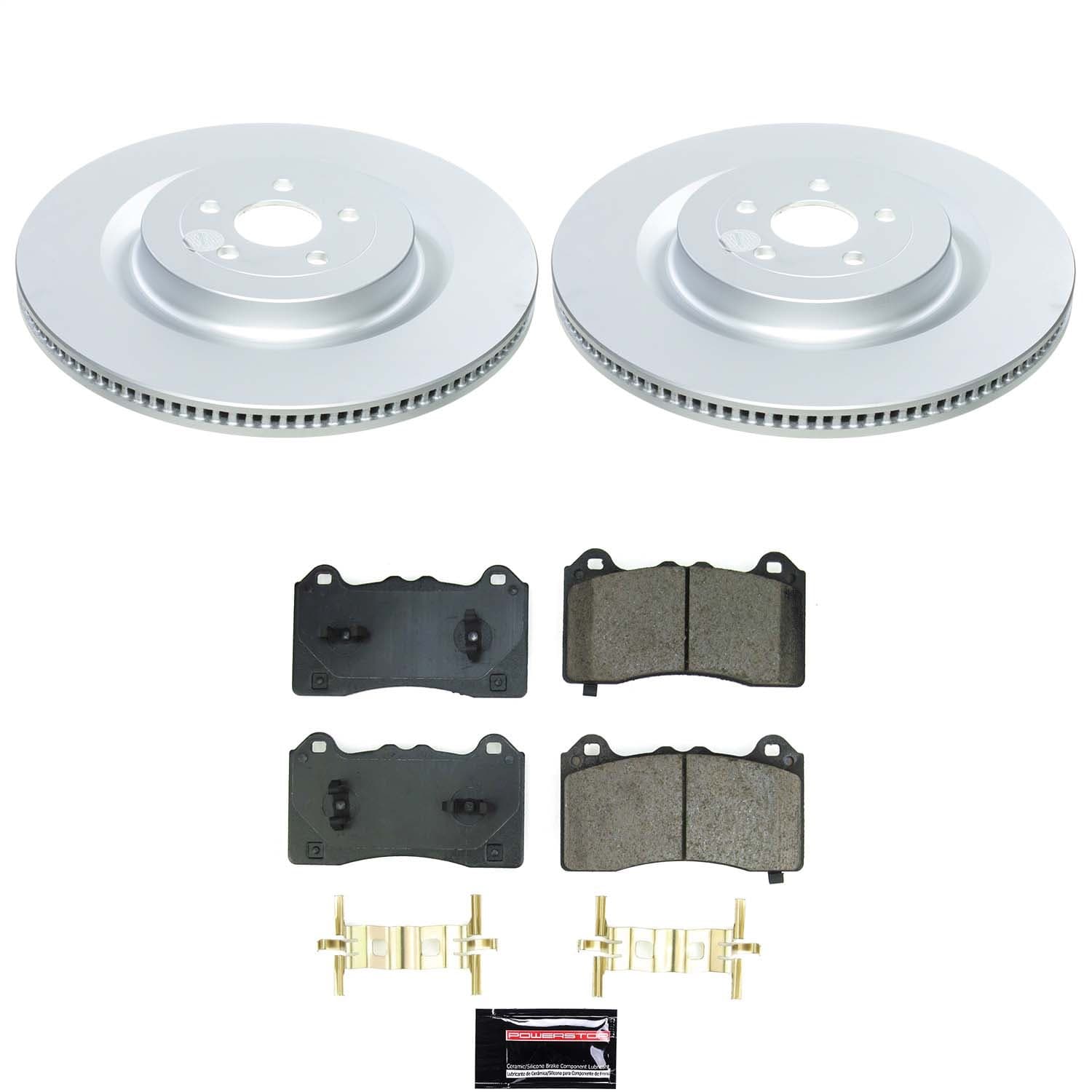 Power Stop - CRK9265 - Front - Disc Brake Pad and Rotor Kit image 1