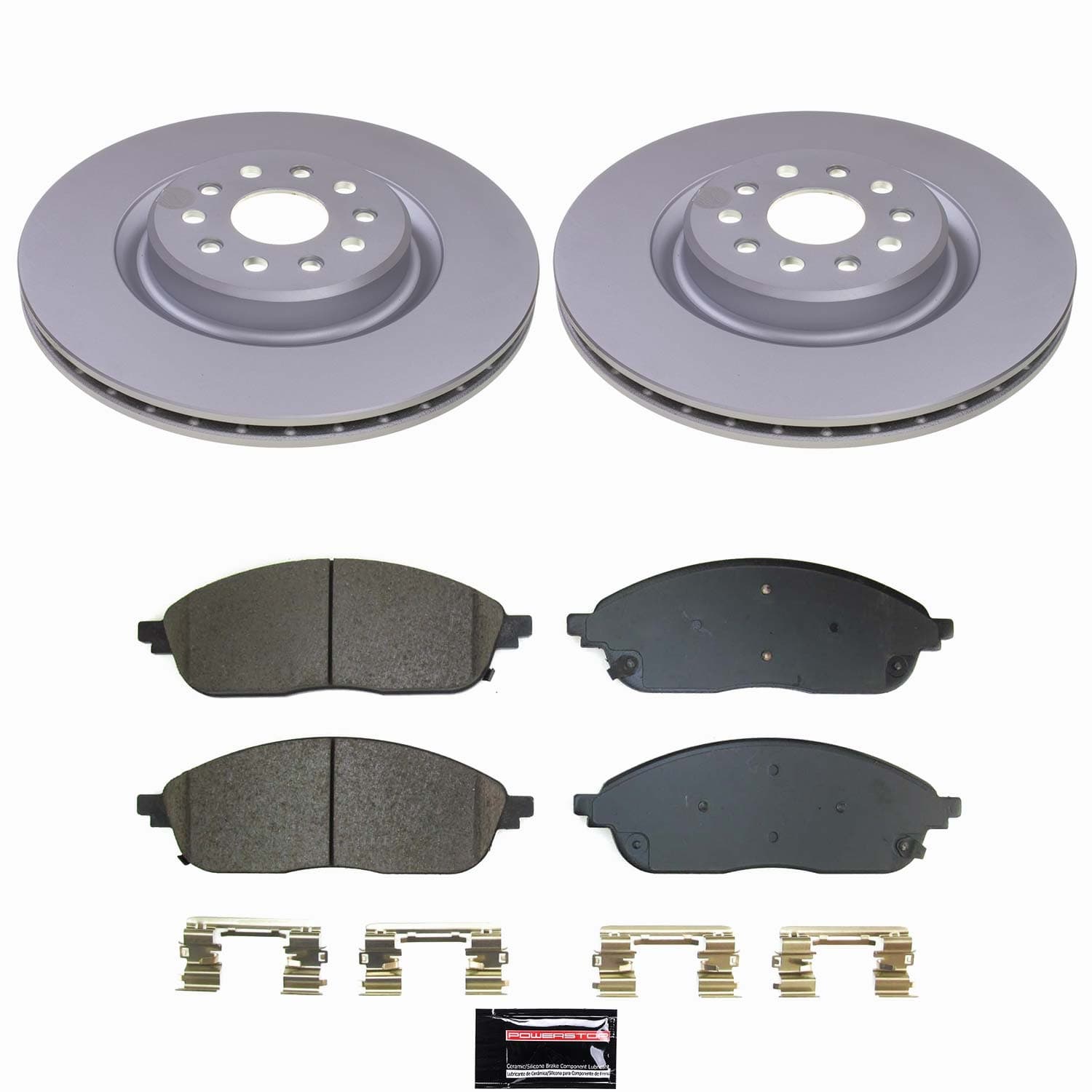 Power Stop - CRK9266 - Front - Disc Brake Pad and Rotor Kit image 1