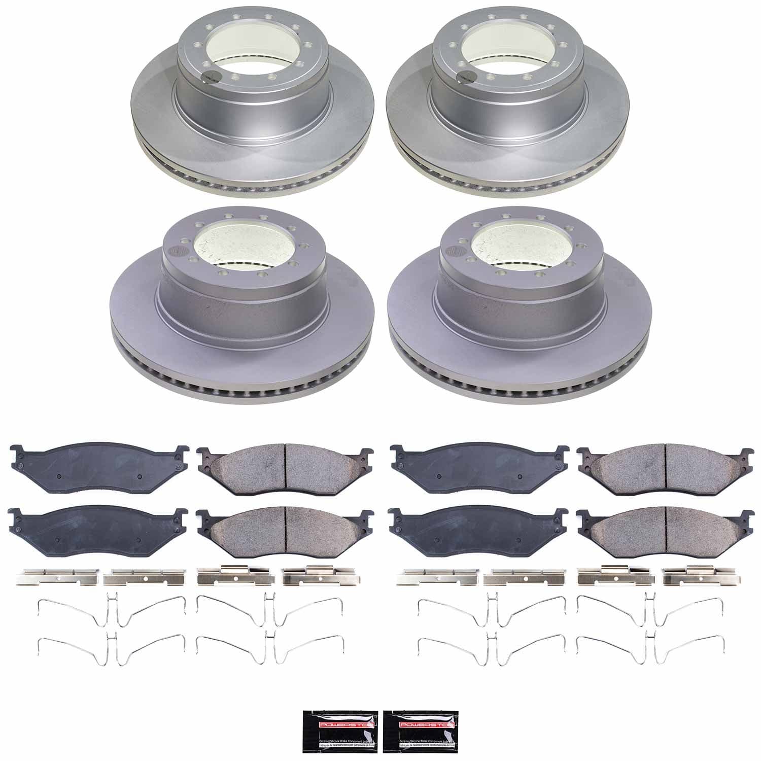 Power Stop - CRK9269 - Front and Rear - Disc Brake Pad and Rotor Kit image 1