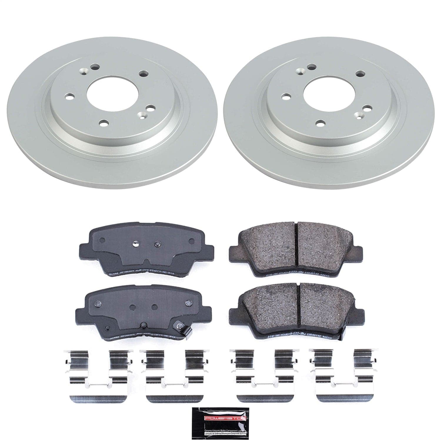 Power Stop - CRK9271 - Rear - Disc Brake Pad and Rotor Kit image 1